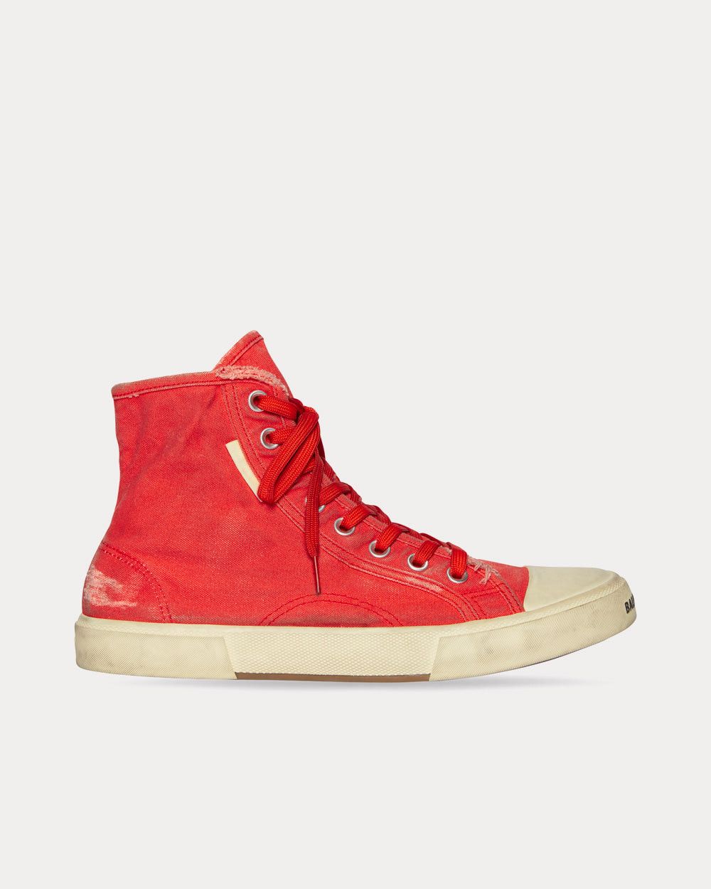 Balenciaga Red High-Top Sneakers