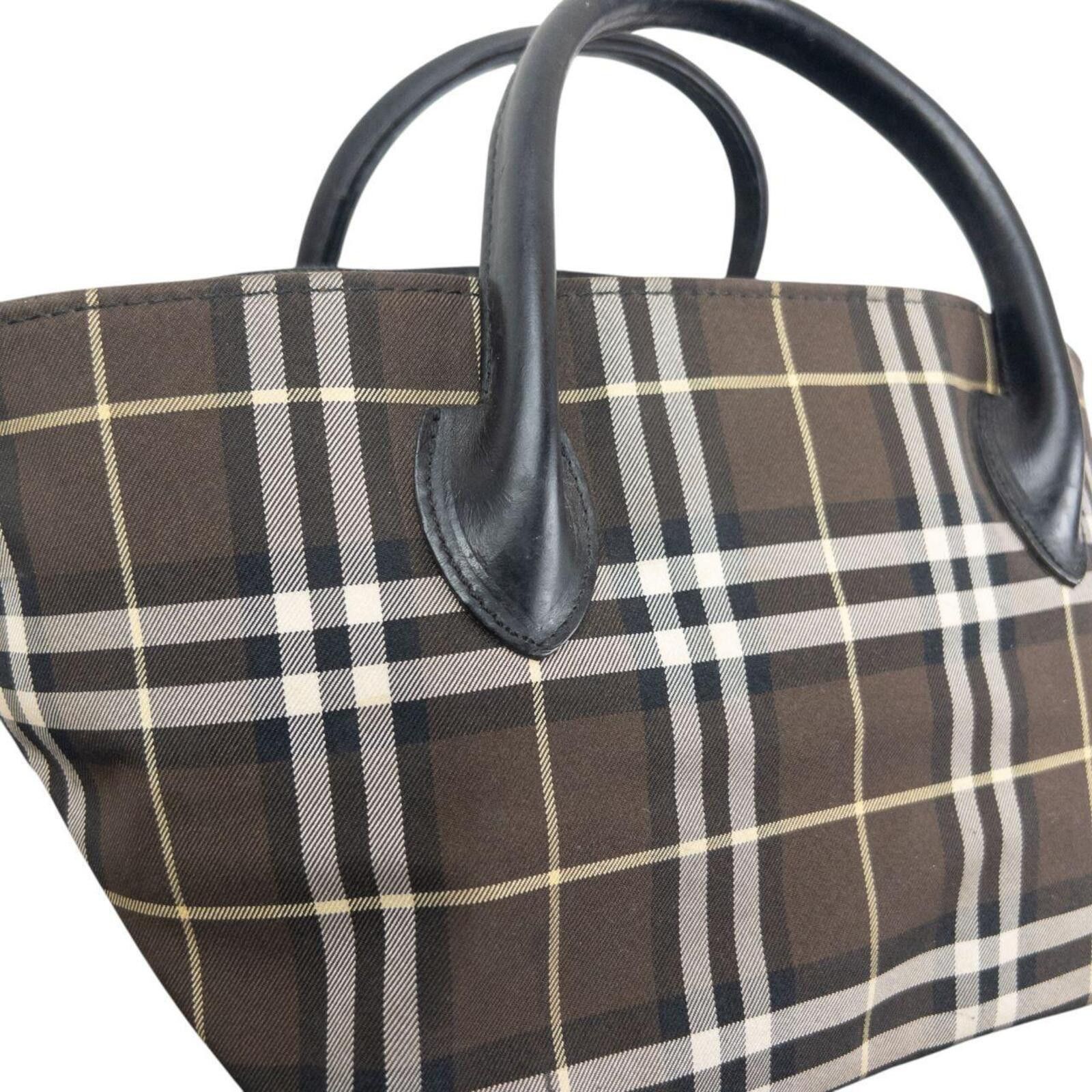 Burberry Vintage 2000s Burberry Blue Label Nova Check Handbag Size ONE SIZE - 8 Thumbnail