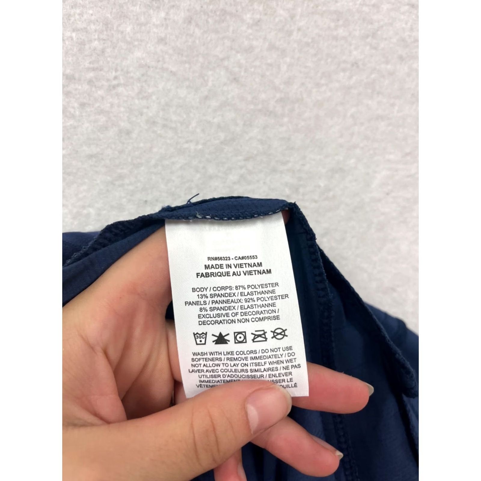Nike Nike Dri-FIT Yoga Pants Navy L Womens Jogger Size US 33 - 4 Thumbnail