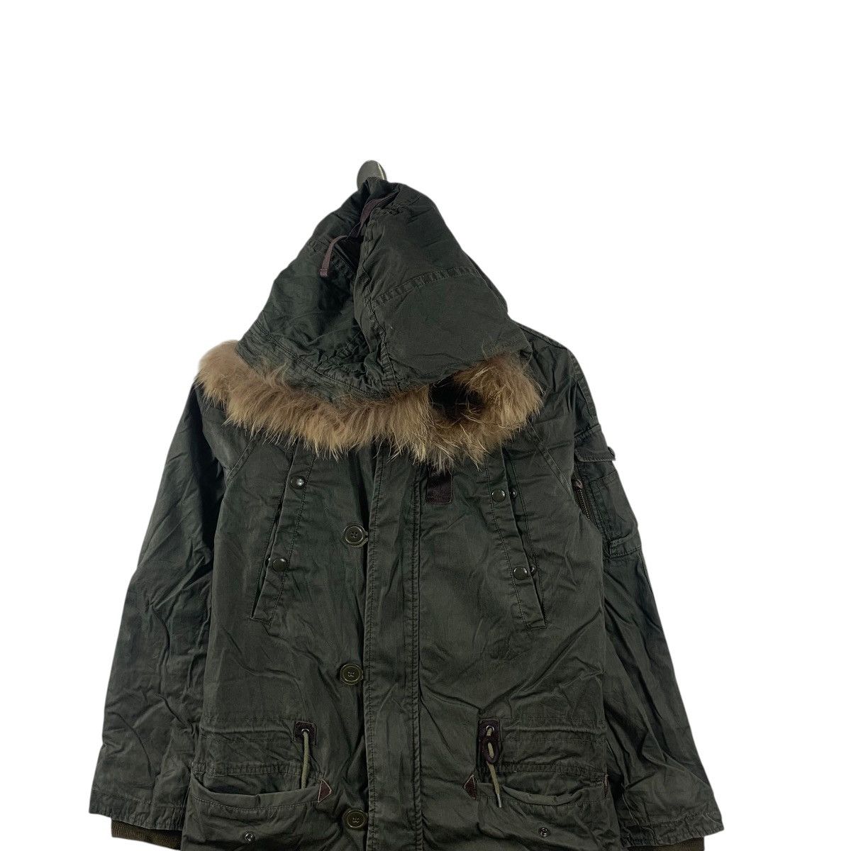 Johnbull Vintage JOHN BULL JAPAN Faux Fur Parka Jacket Windbreaker Size S / US 4 / IT 40 - 2 Thumbnail