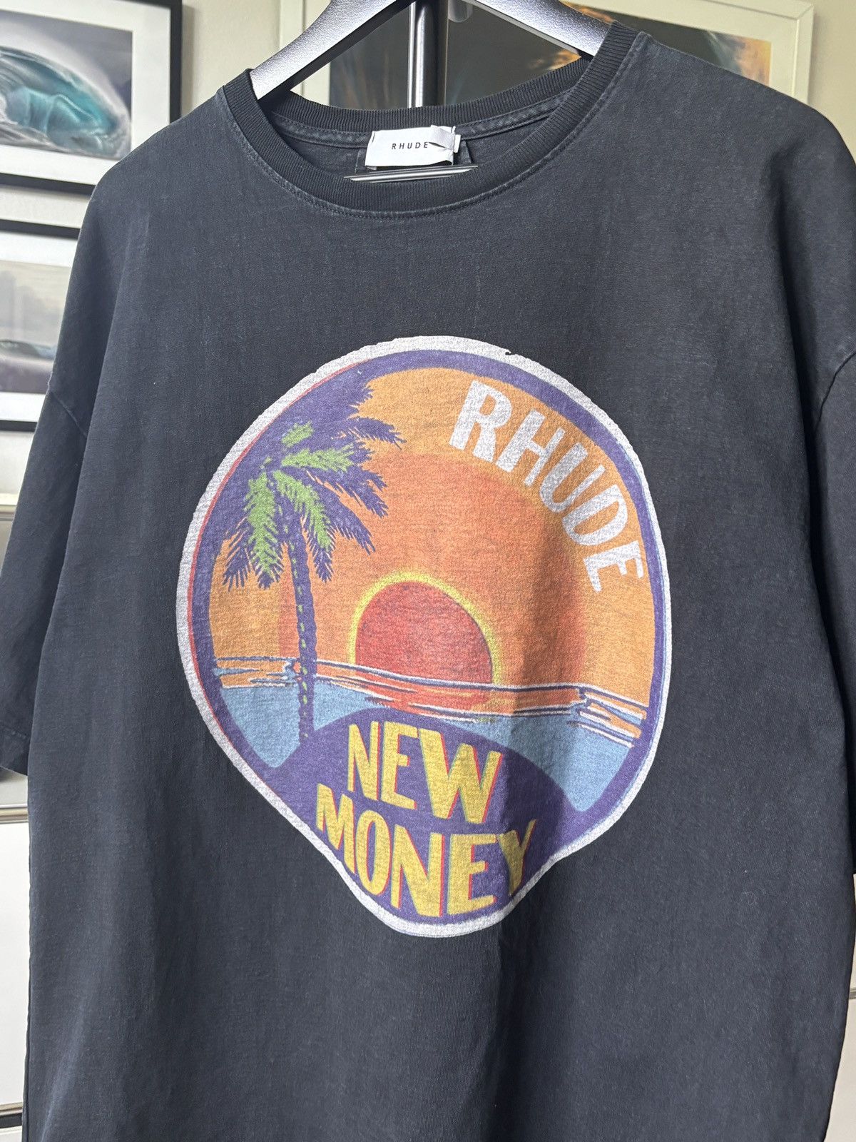 Rhude RHUDE NEW MONEY SUNSET TEE Size US M / EU 48-50 / 2 - 3 Thumbnail