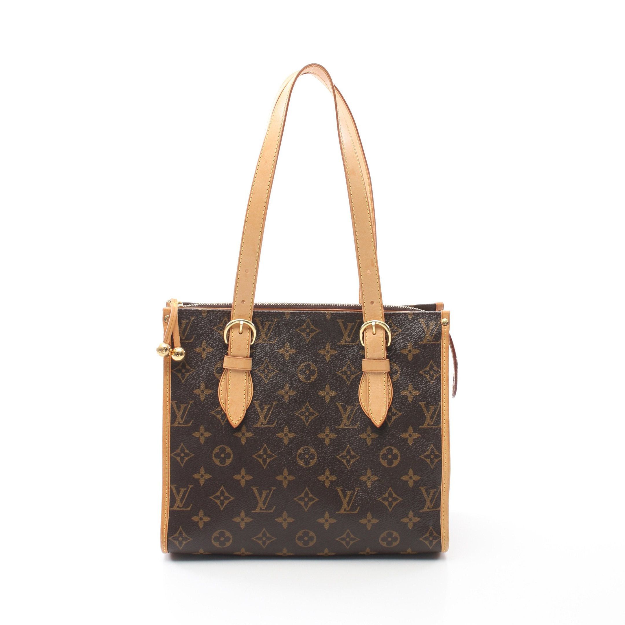 Louis Vuitton Popincourt O Monogram Shoulder Bag Tote Leather Brown, Women's