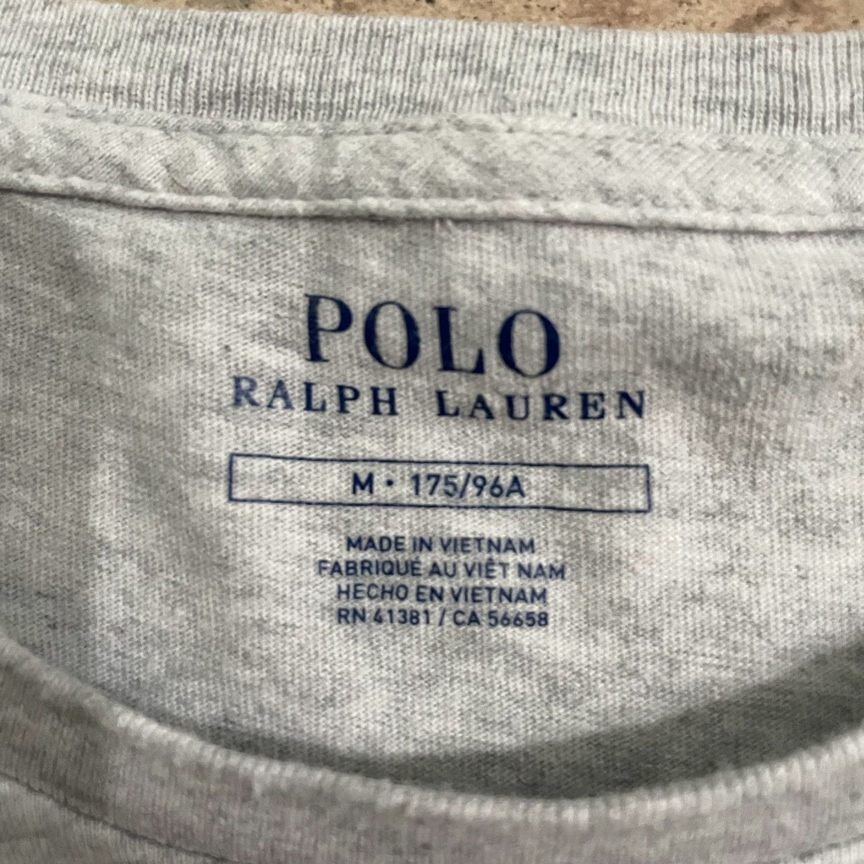 Polo Ralph Lauren POLO RALPH LAUREN Gray T-Shirt Adult Medium Mens Size US M / EU 48-50 / 2 - 4 Thumbnail