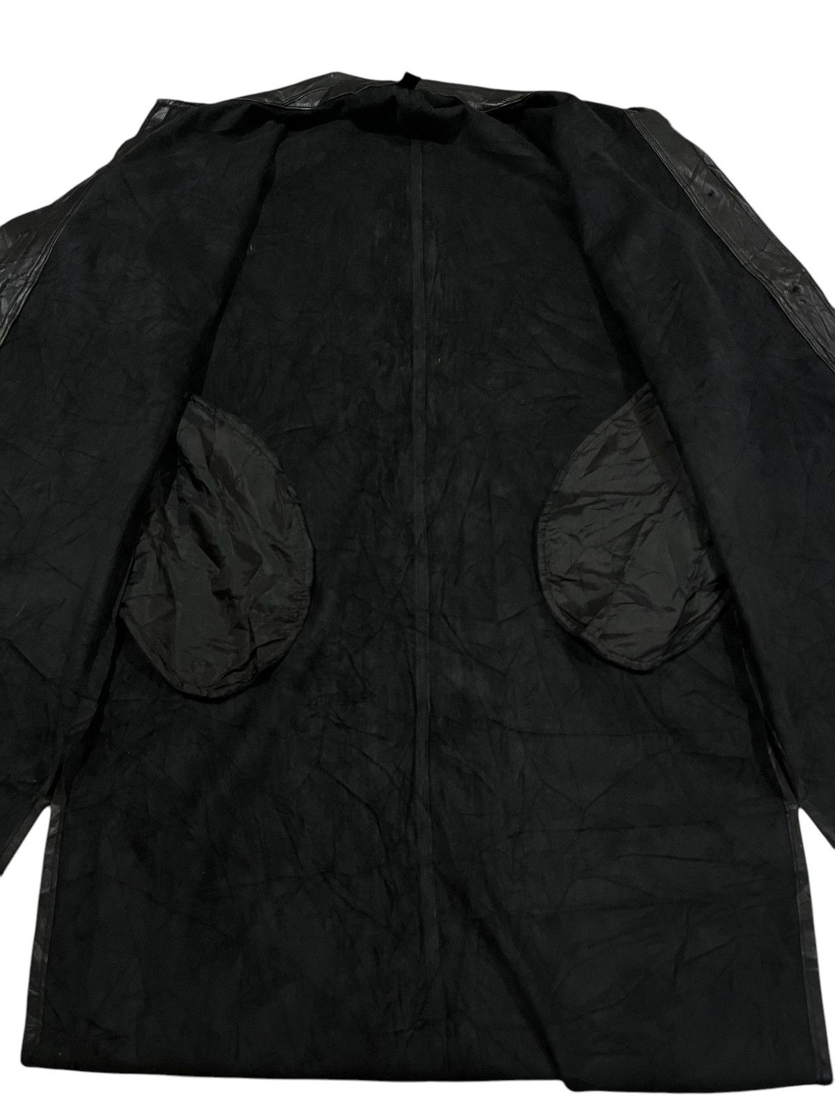 Beauty Beast × Vintage 🇯🇵 JAPANESE BRAND JIEAN LEATHER LONG WRAP COAT/JACKET Size US L / EU 52-54 / 3 - 7 Thumbnail