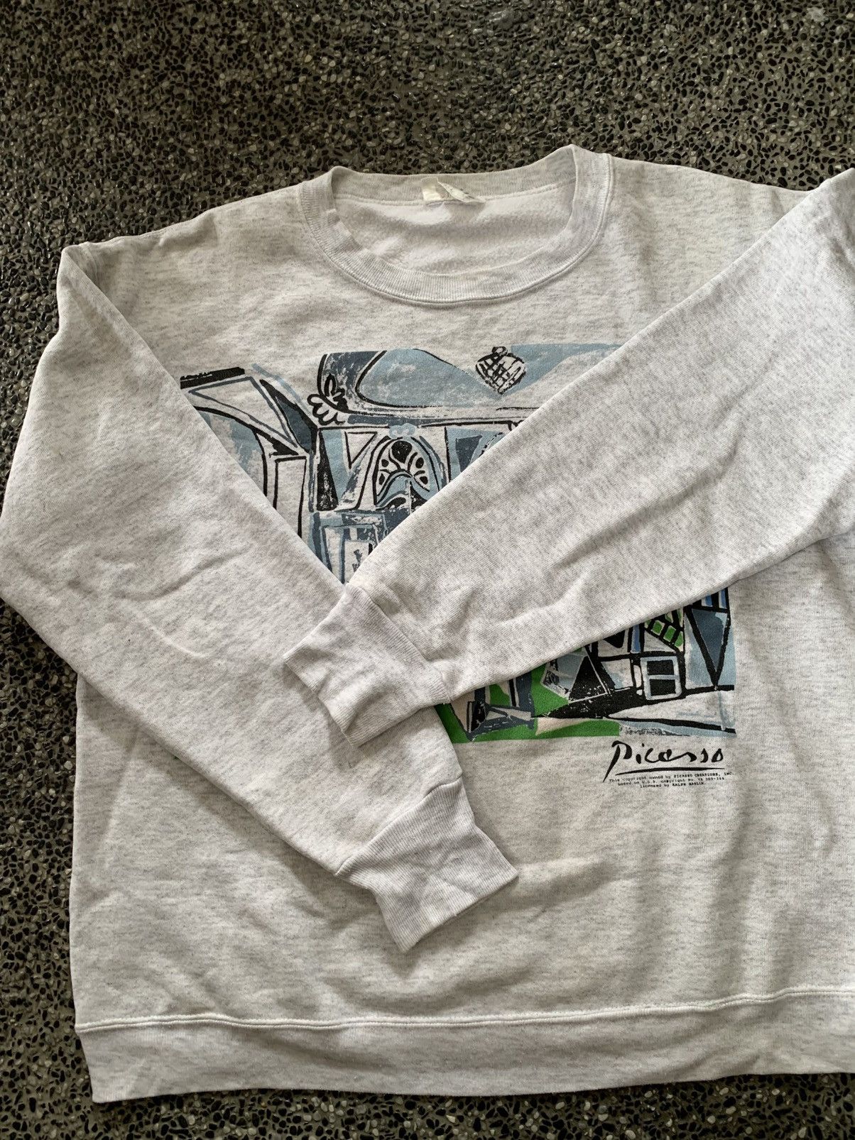 Arts & Science Vintage 90s Pablo Picasso Artwork / Art Sweatshirt Size US L / EU 52-54 / 3 - 12 Thumbnail