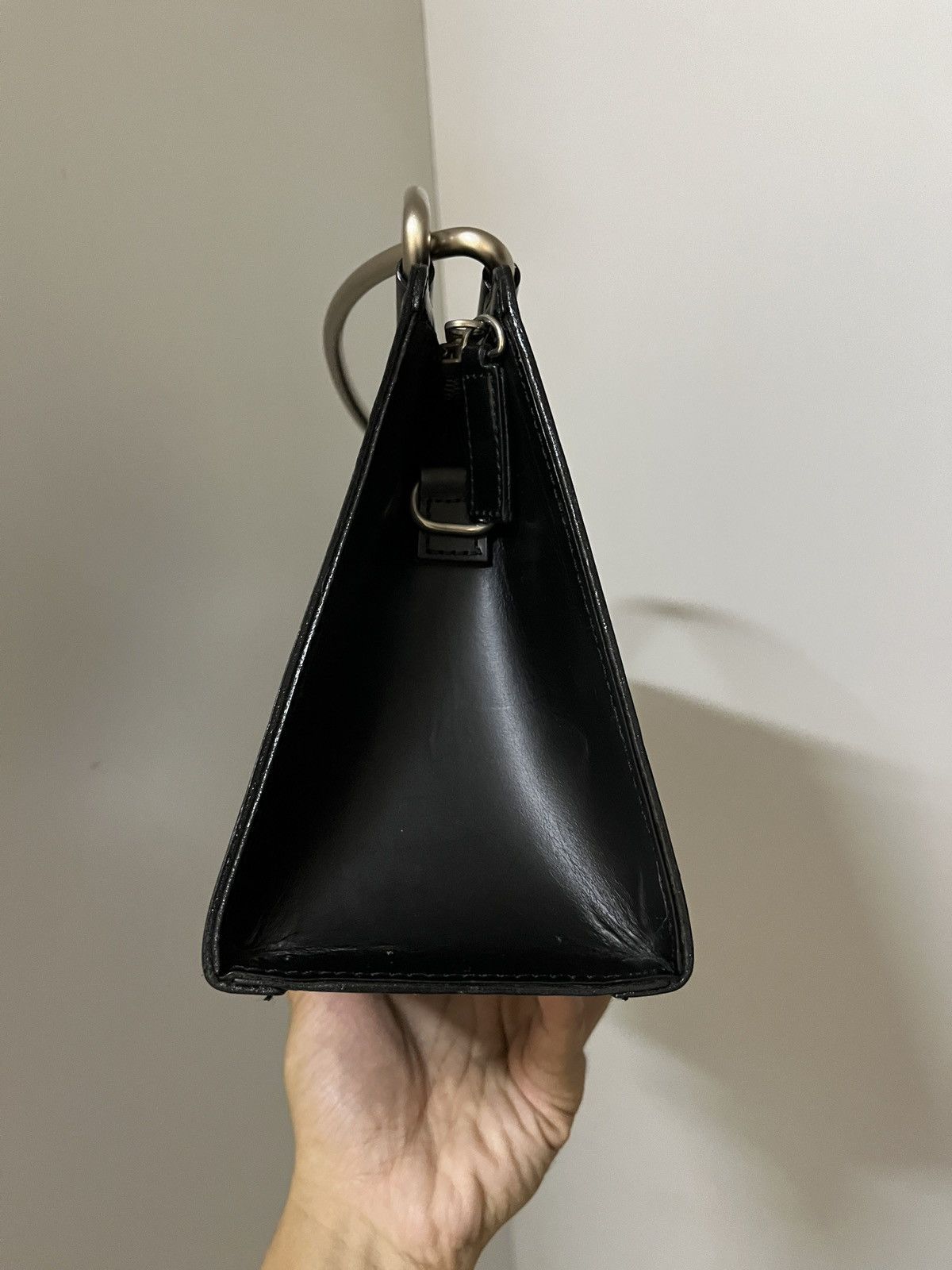 Yohji Yamamoto Yohji Yamamoto Y’saccs Leather 🇯🇵 Made Size ONE SIZE - 4 Thumbnail