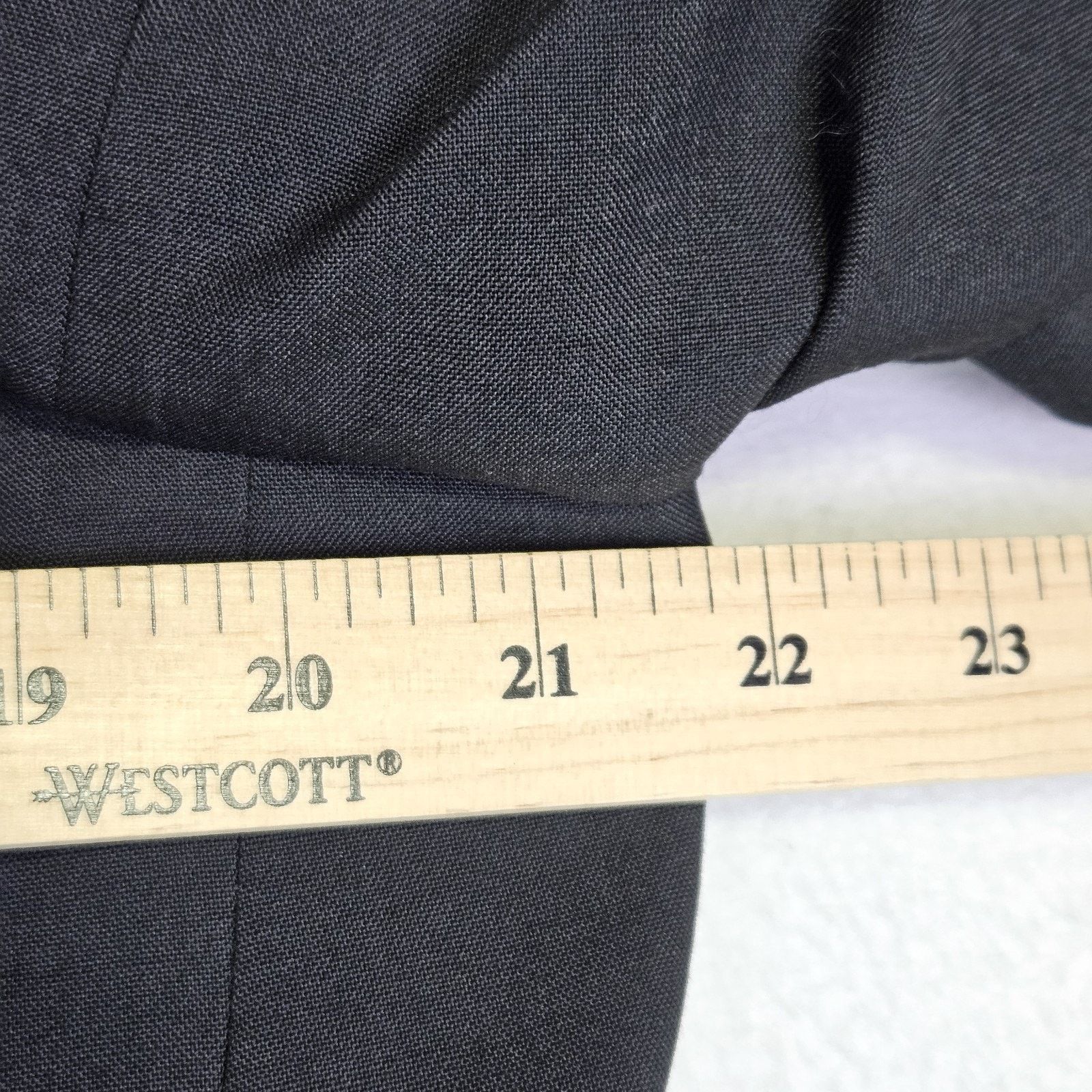 Halston Halston Tuxedo Jacket Wedding Peak Lapel Double Breasted Size 40R - 16 Thumbnail