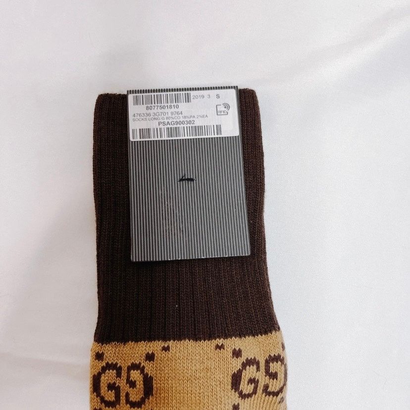 Gucci GG logo socks small Size ONE SIZE - 5 Thumbnail