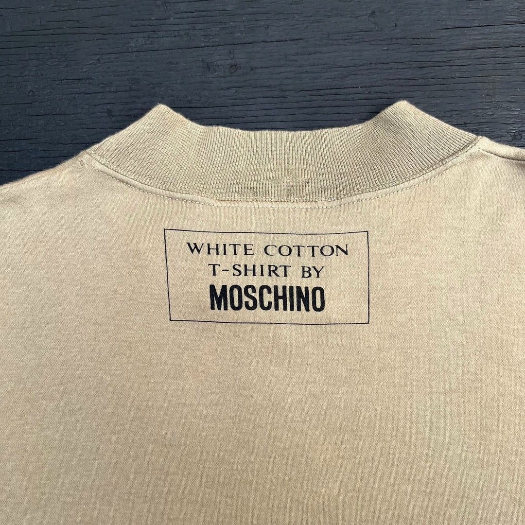Moschino × Vintage Moschino Jeans 1990 90s Vintage L/S Designer Logo T-Shirt Size US S / EU 44-46 / 1 - 3 Thumbnail