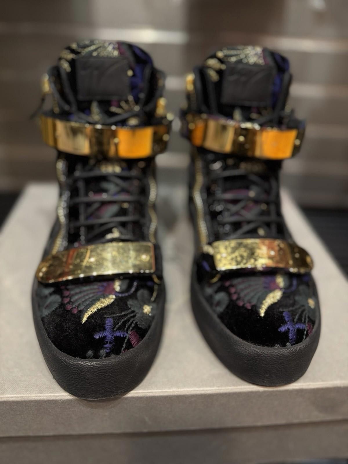 Giuseppe Zanotti Guissepe Zanotti Mens High-Top Shoes Size EU44 US11 $995 Size US 11 / EU 44 - 4 Thumbnail