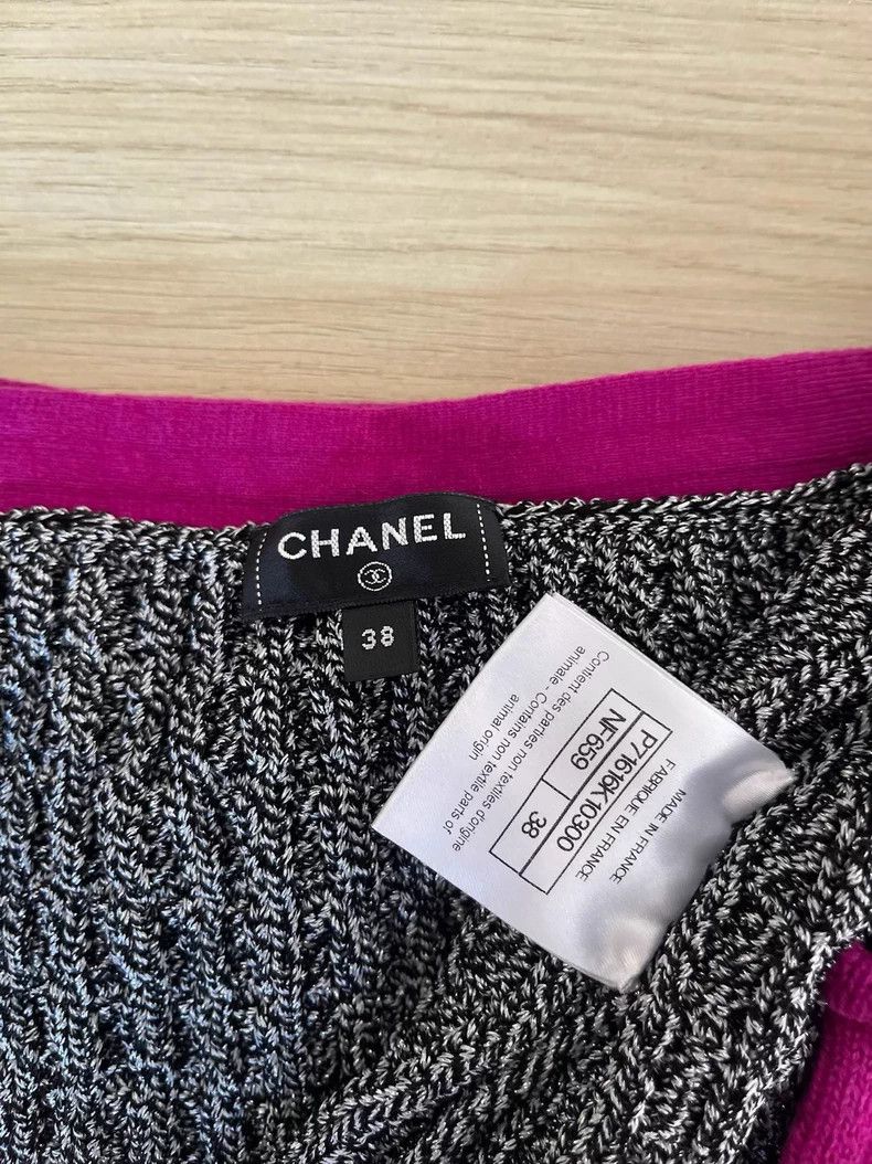 Chanel Chanel 21k purple grey skirt Size 25" / US 0 / IT 36 - 4 Thumbnail
