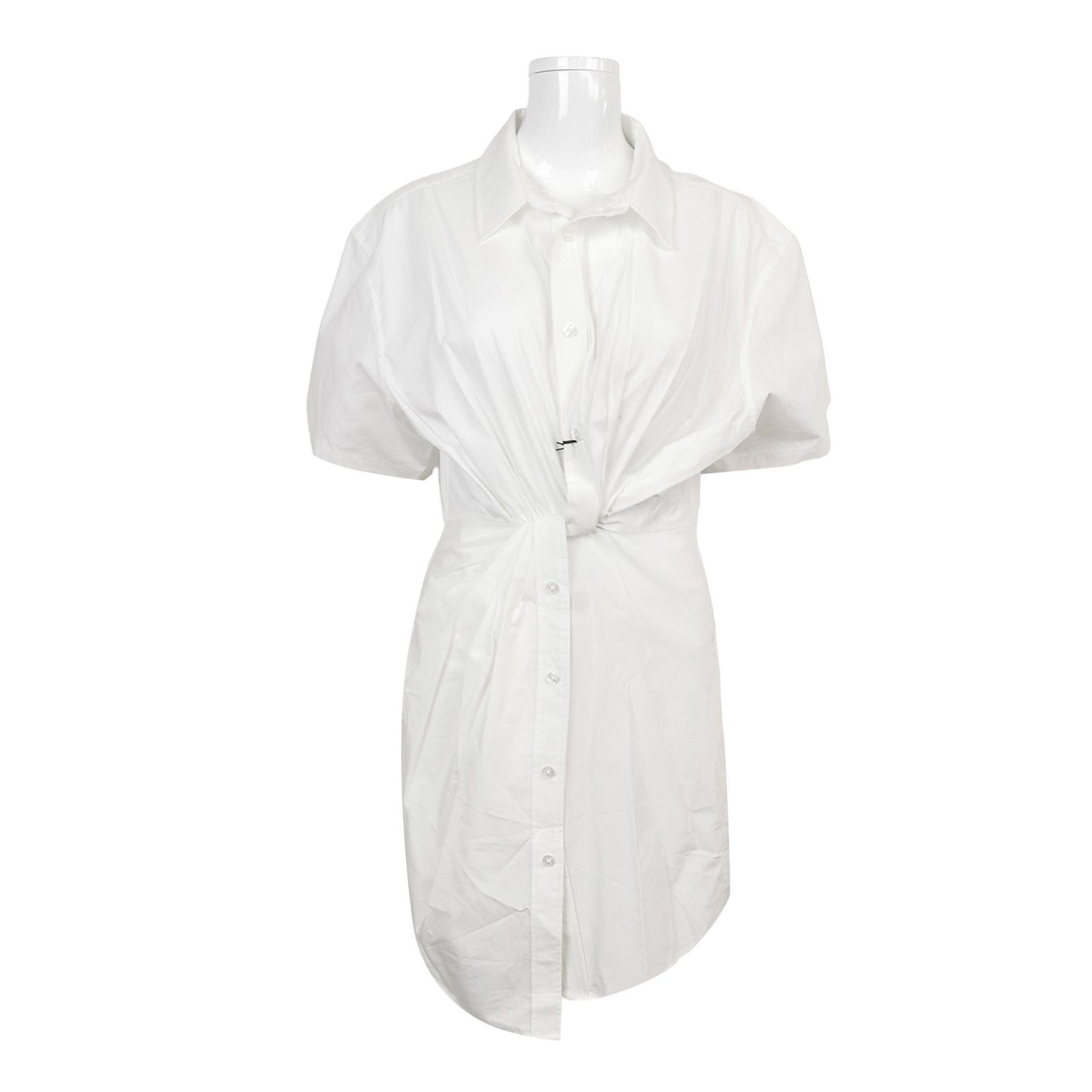 Alexander Wang Alexander Wang White Shirt Mini Dress Size 2 Size XS / US 0-2 / IT 36-38 - 1 Thumbnail