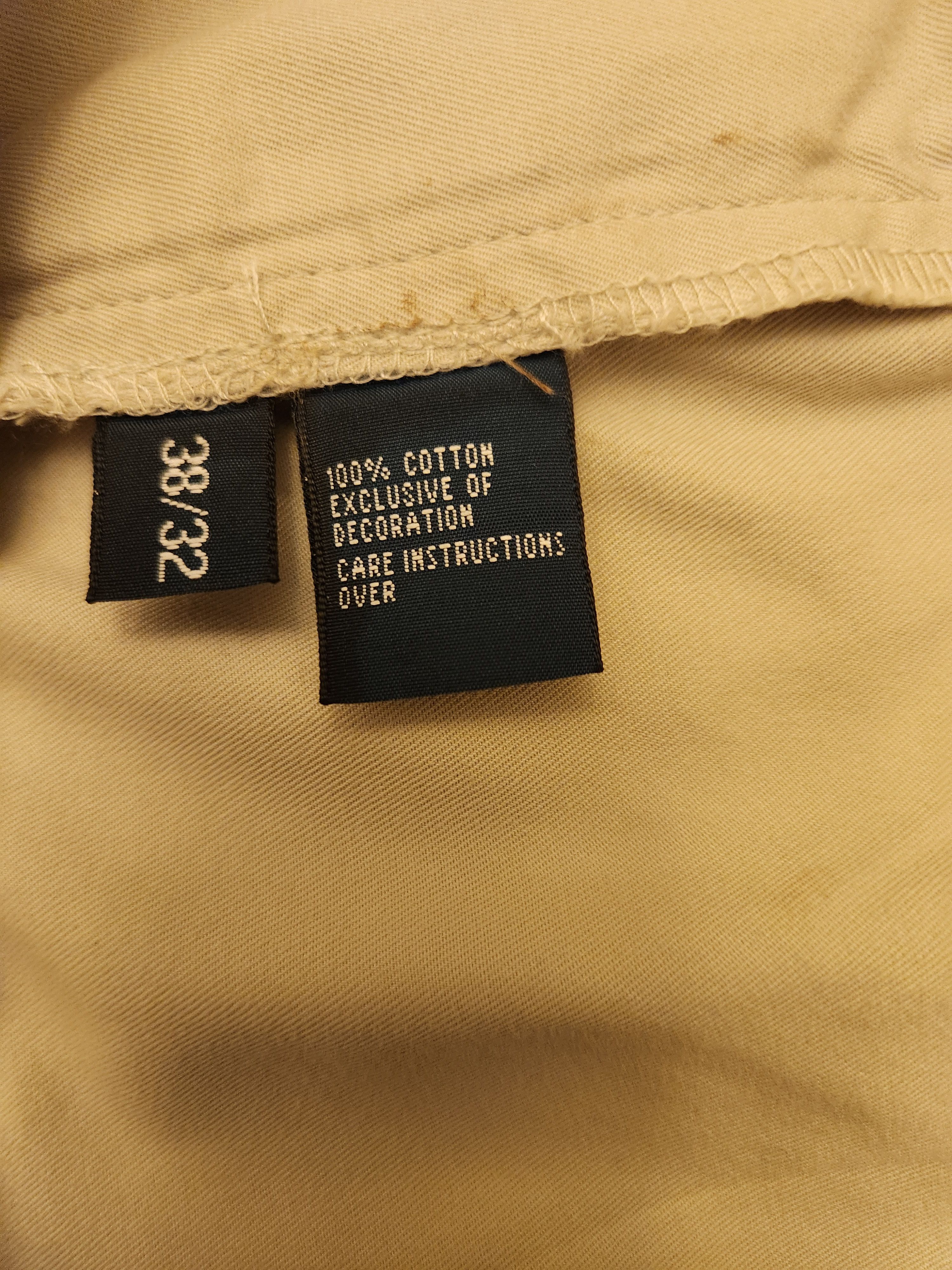 Polo Ralph Lauren Vintage Men's 100% Cotton Flat Front Chino Pants Size US 38 / EU 54 - 4 Thumbnail