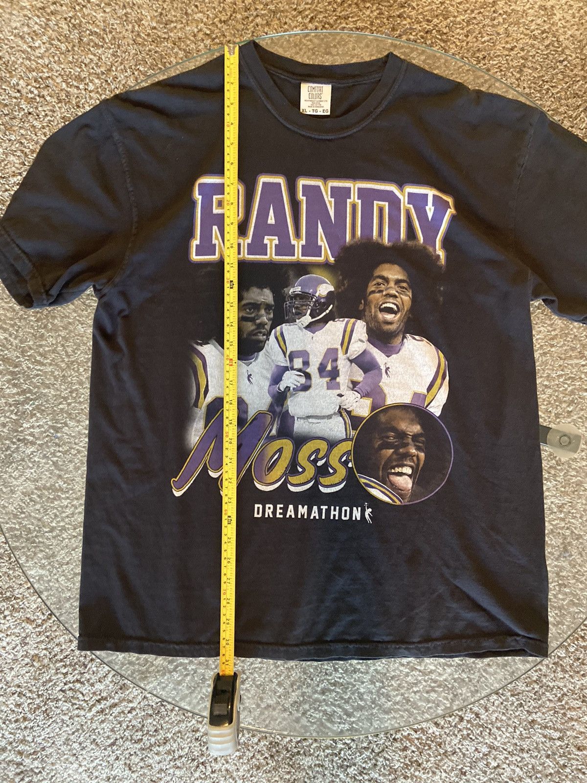 Comfort Colors Dreamathon Randy Moss Tribute Tee Size US XL / EU 56 / 4 - 4 Thumbnail