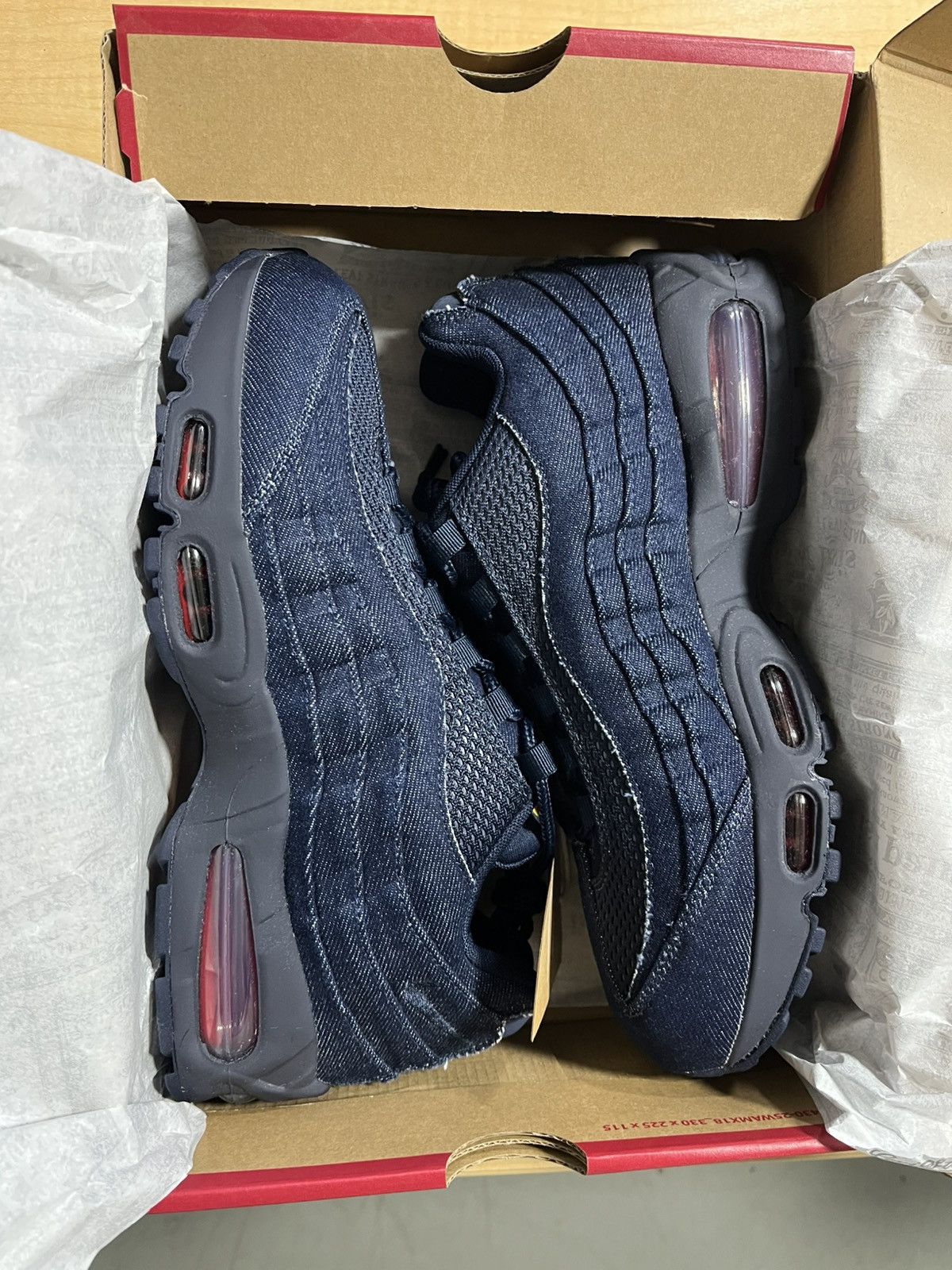 Levi's × Nike Nike Air Max 95 OG Levis Raw Denim (Friends & Family) Size US 9.5 / EU 42-43 - 1 Thumbnail