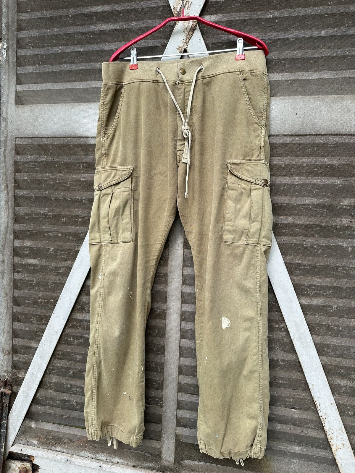 Vintage 👹Vintage THRASHED LEE Baggy Jogger Pants Size US 31 - 10 Thumbnail
