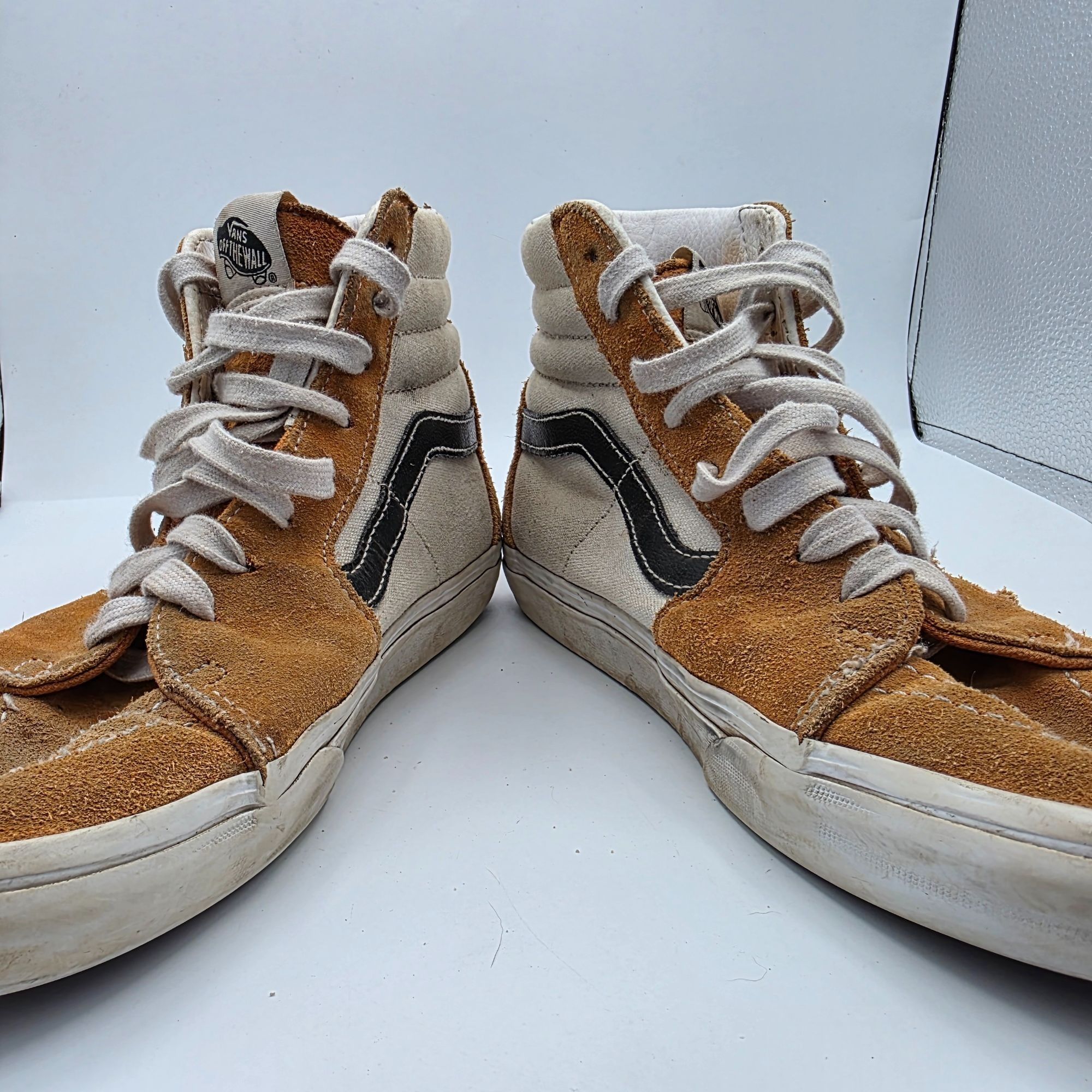 Vans Vans Sk8 Hi Retro Sport Mens Size 9 Apricot Orange True Whit Size US 9 / EU 42 - 2 Thumbnail