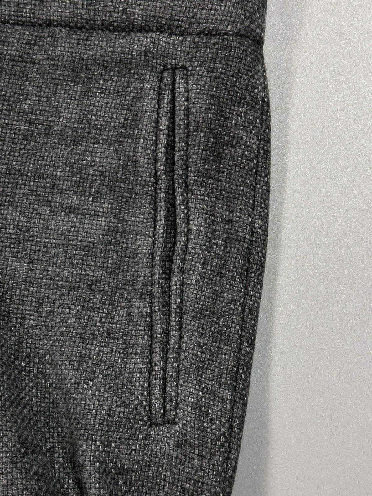 Maison Margiela Maison Margiela Textured Wool-Blend Drawstring Trousers Size US 34 / EU 50 - 6 Thumbnail