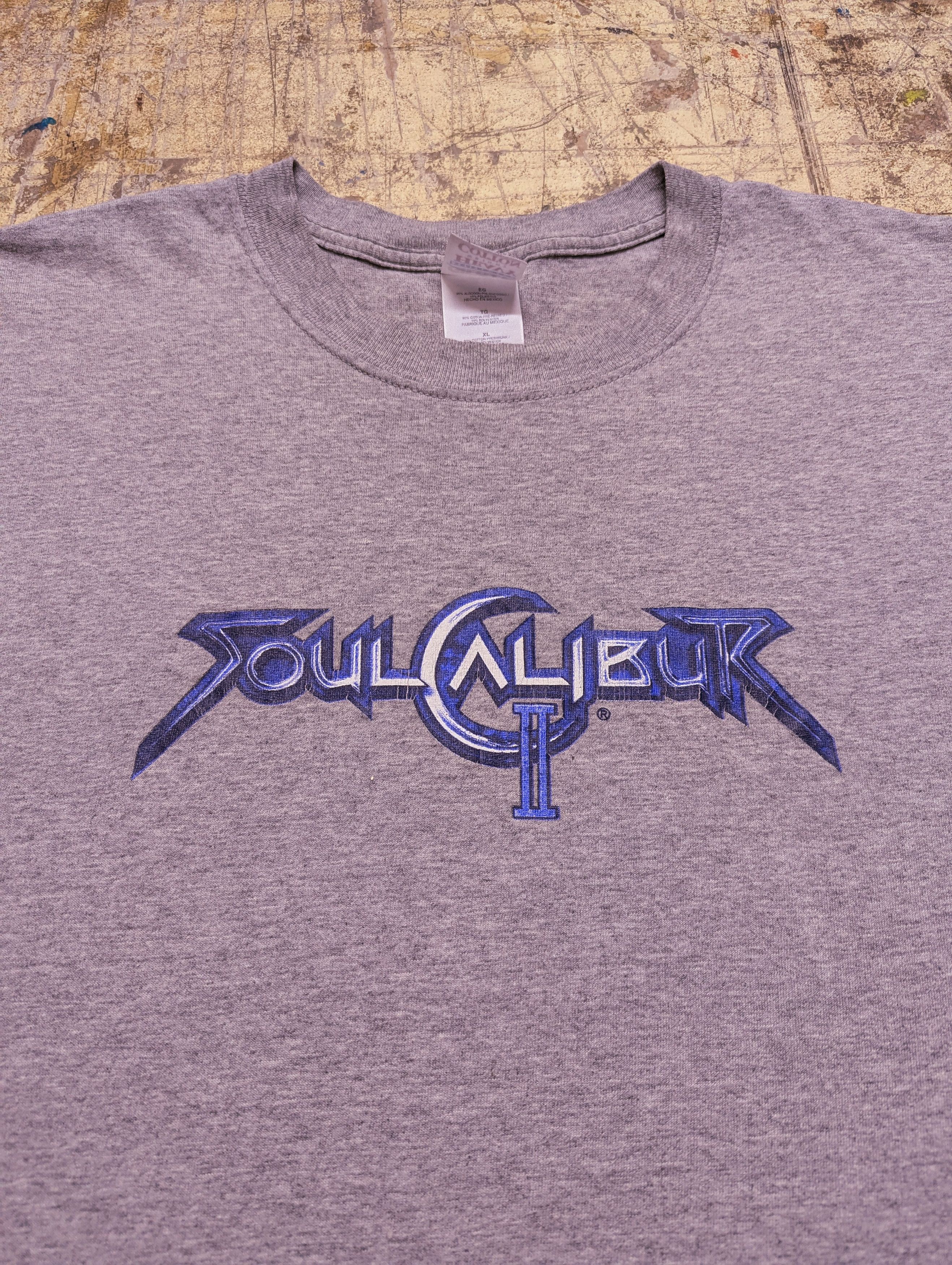 Band Tees Rare! 00s Soul Calibur 2 Center Logo Promo T Shirt Size US XL / EU 56 / 4 - 3 Thumbnail