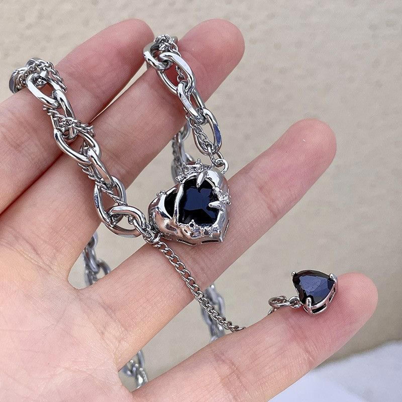Jewelry Heart y2k Necklace Size ONE SIZE - 3 Thumbnail