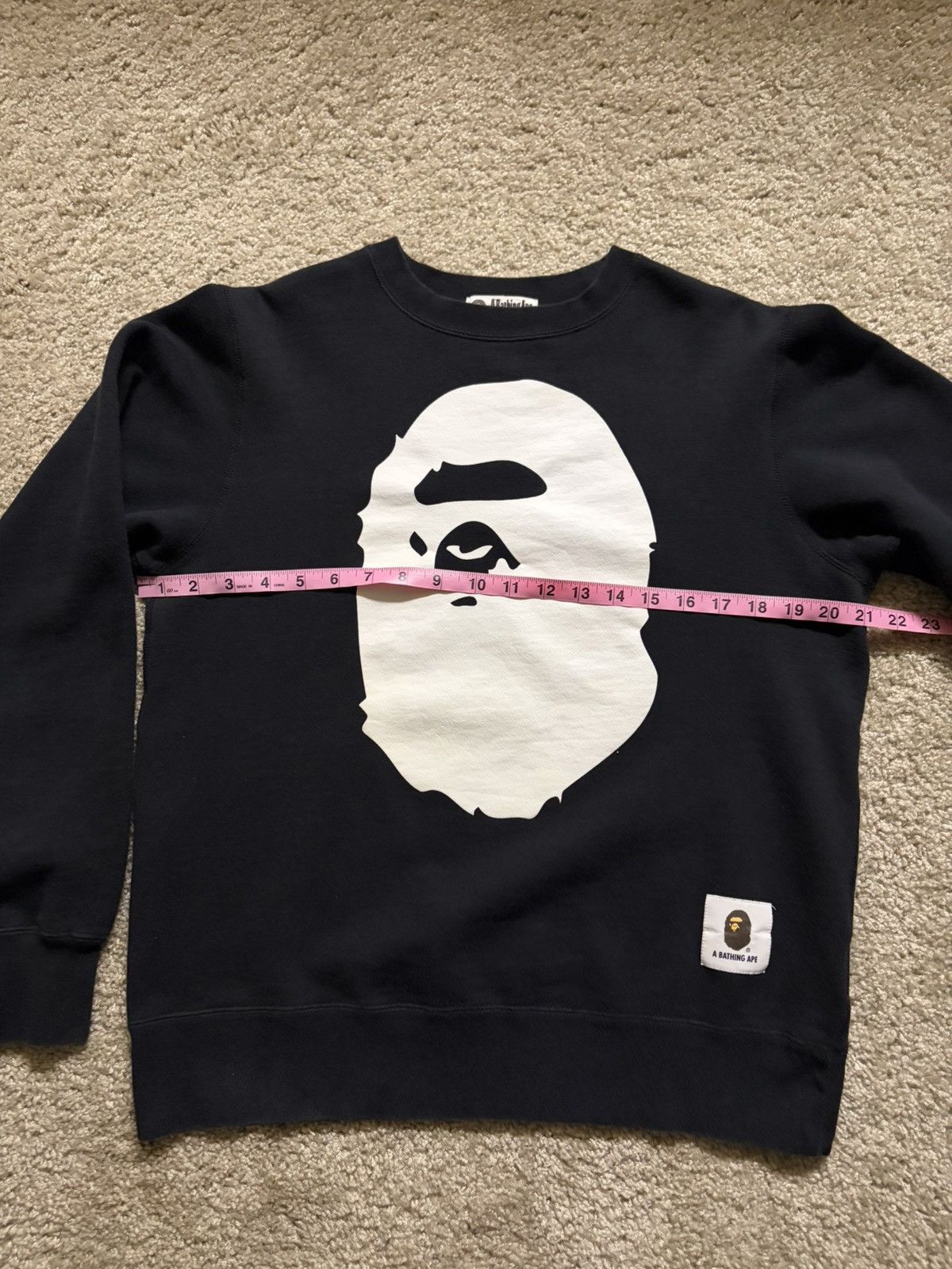 Bape Bape Premium Happy New Year Ape Head Logo Crewneck Size US M / EU 48-50 / 2 - 9 Thumbnail