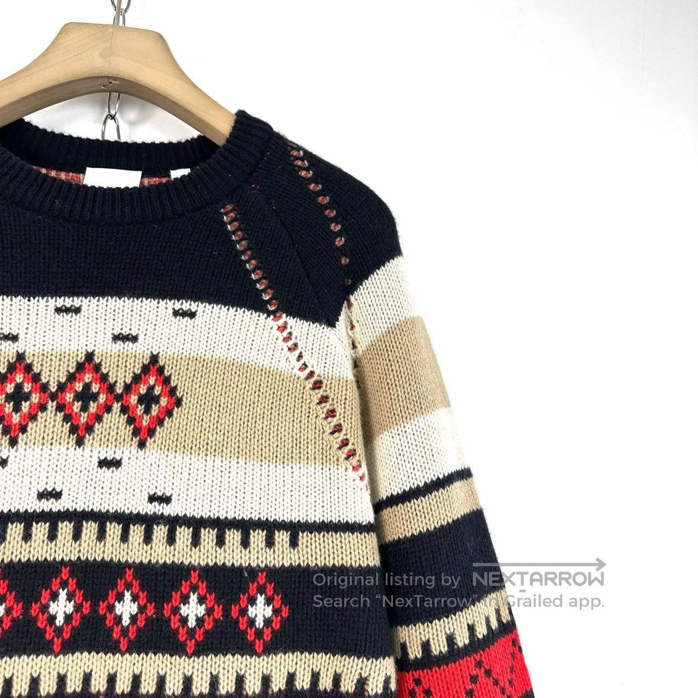 Burberry Burberry Men's Retro Cashmere Crewneck Sweater. Size US S / EU 44-46 / 1 - 5 Thumbnail
