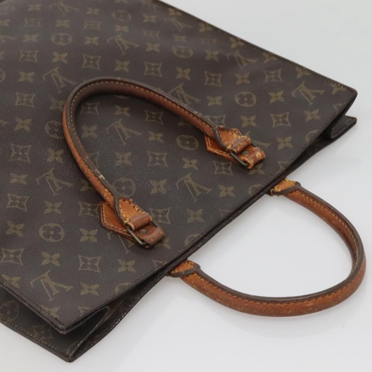 Louis Vuitton LOUIS VUITTON Monogram Sac Plat Hand Bag M51140 Size ONE SIZE - 6 Thumbnail