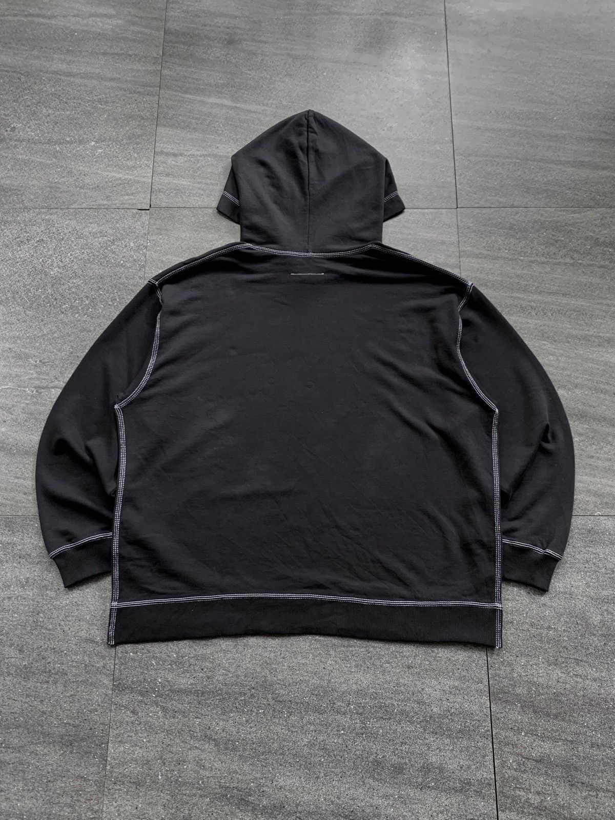 Maison Margiela FREE TAX! MM6 Contrast Stitching Side Cut Hoodie Size US L / EU 52-54 / 3 - 5 Thumbnail