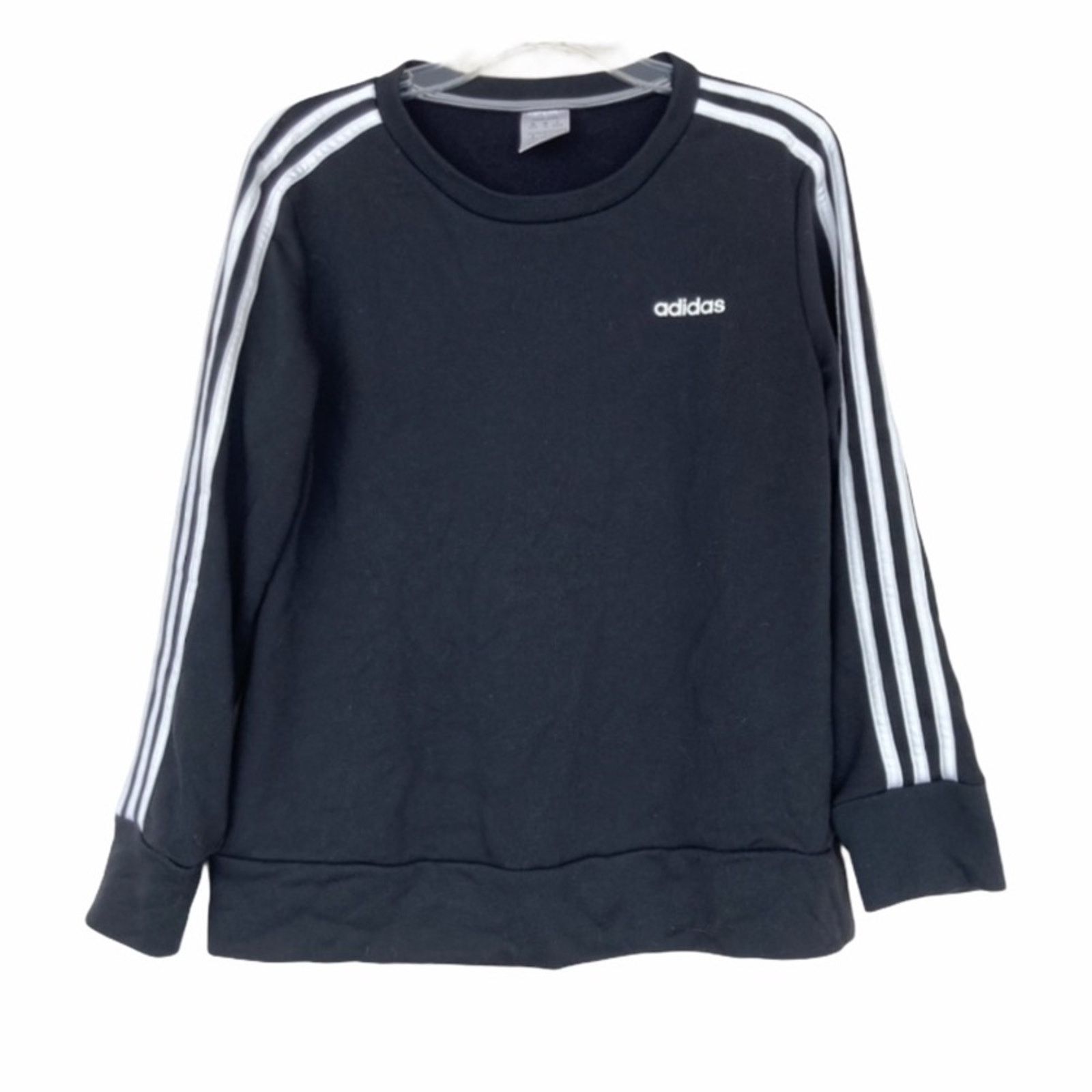 Adidas Adidas Black Crewneck Sweatshirt Sz M Size US M / EU 48-50 / 2 - 1 Thumbnail