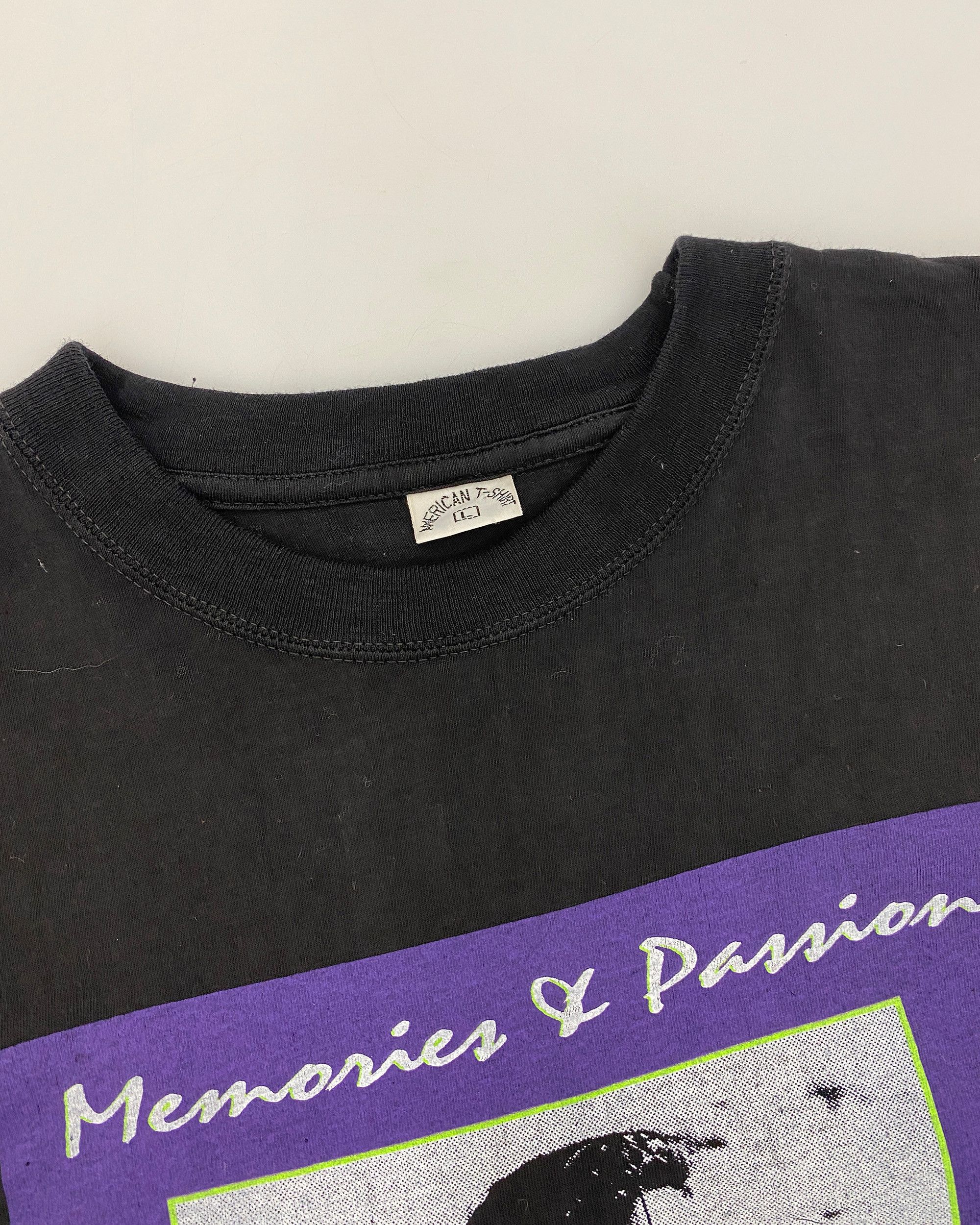 1990s Basic Line Movie Single Stitch T-Shirt