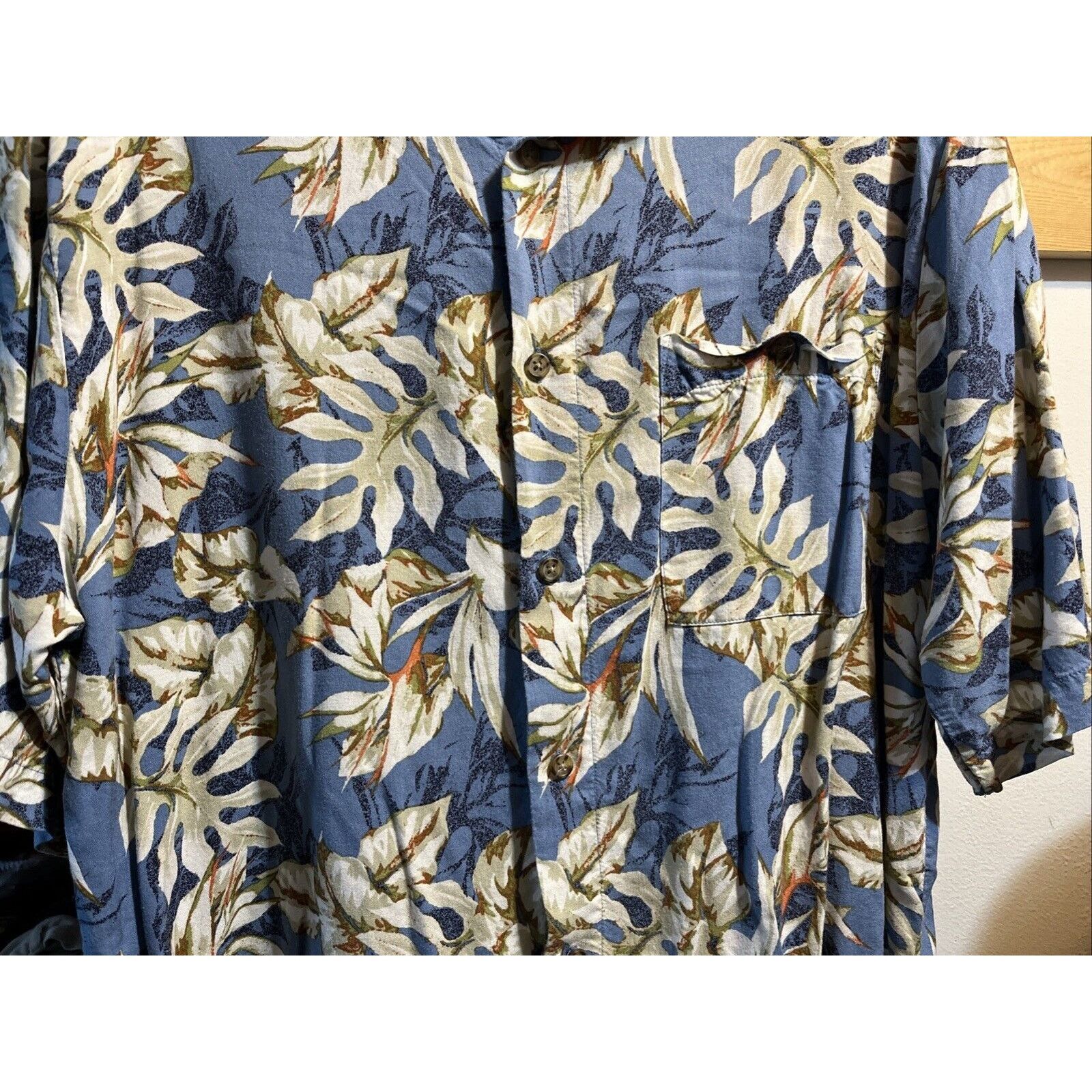 Puritan Puritan Hawaiian Shirt Size M Men's Blue SS Floral Viscose Size US M / EU 48-50 / 2 - 6 Thumbnail