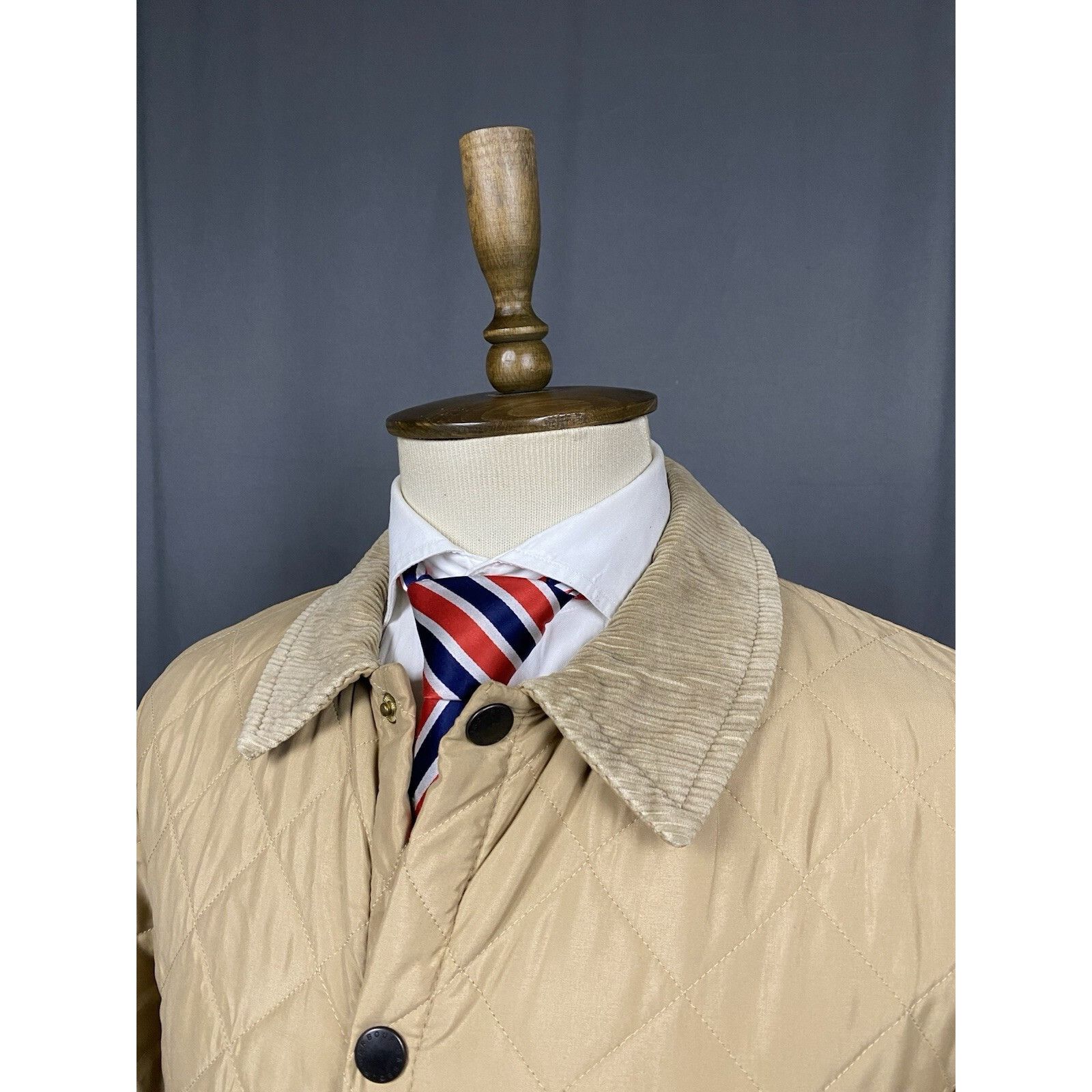 Barbour Barbour Eskdale Men's Beige Quitled Jacket Size S Size US S / EU 44-46 / 1 - 5 Thumbnail