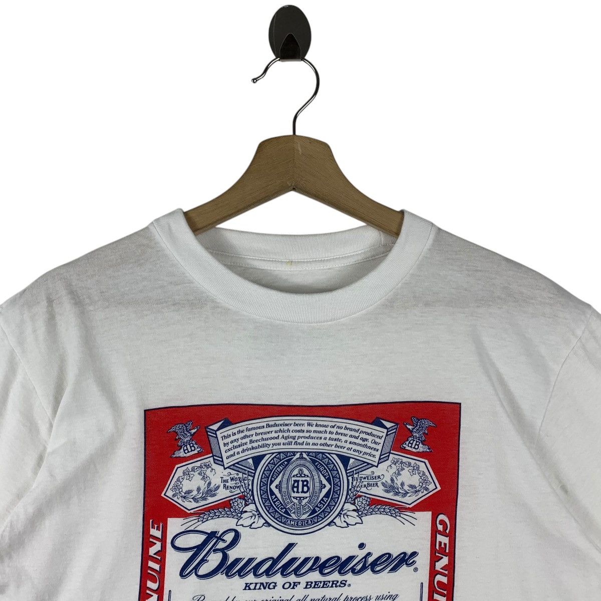 Budweiser × Vintage Vintage BUDWEISER big print tee Size US M / EU 48-50 / 2 - 2 Thumbnail