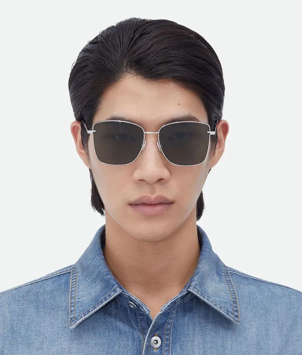 Bottega Veneta o1n1vont0525 Size: OS / Unisex Classic Square Sunglasses Size ONE SIZE - 7 Thumbnail