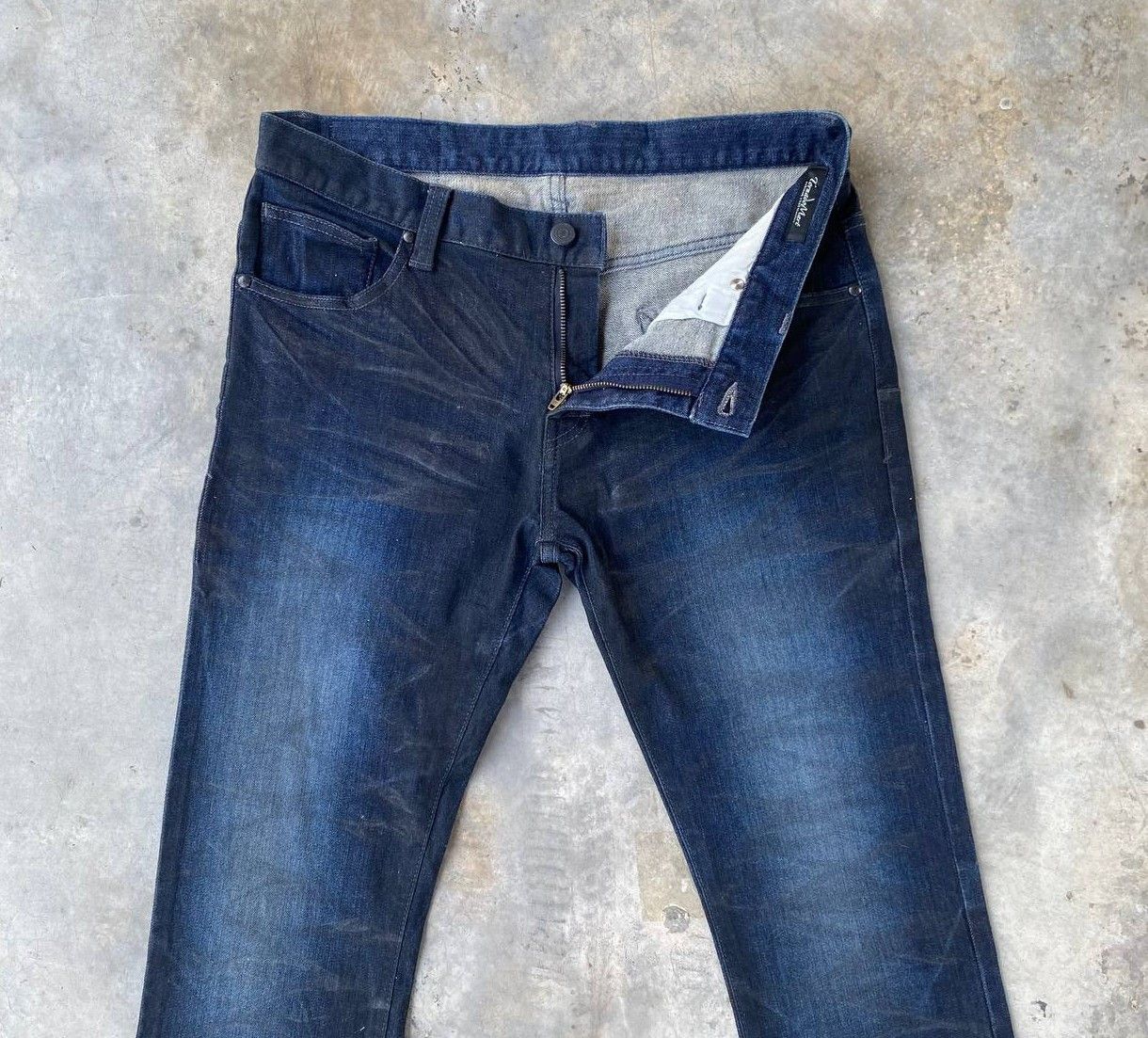 Tornado Mart TORNADO MART COATED PAINT HERRINGBONE CLAWMARK SLIM W32 Size US 31 - 6 Thumbnail