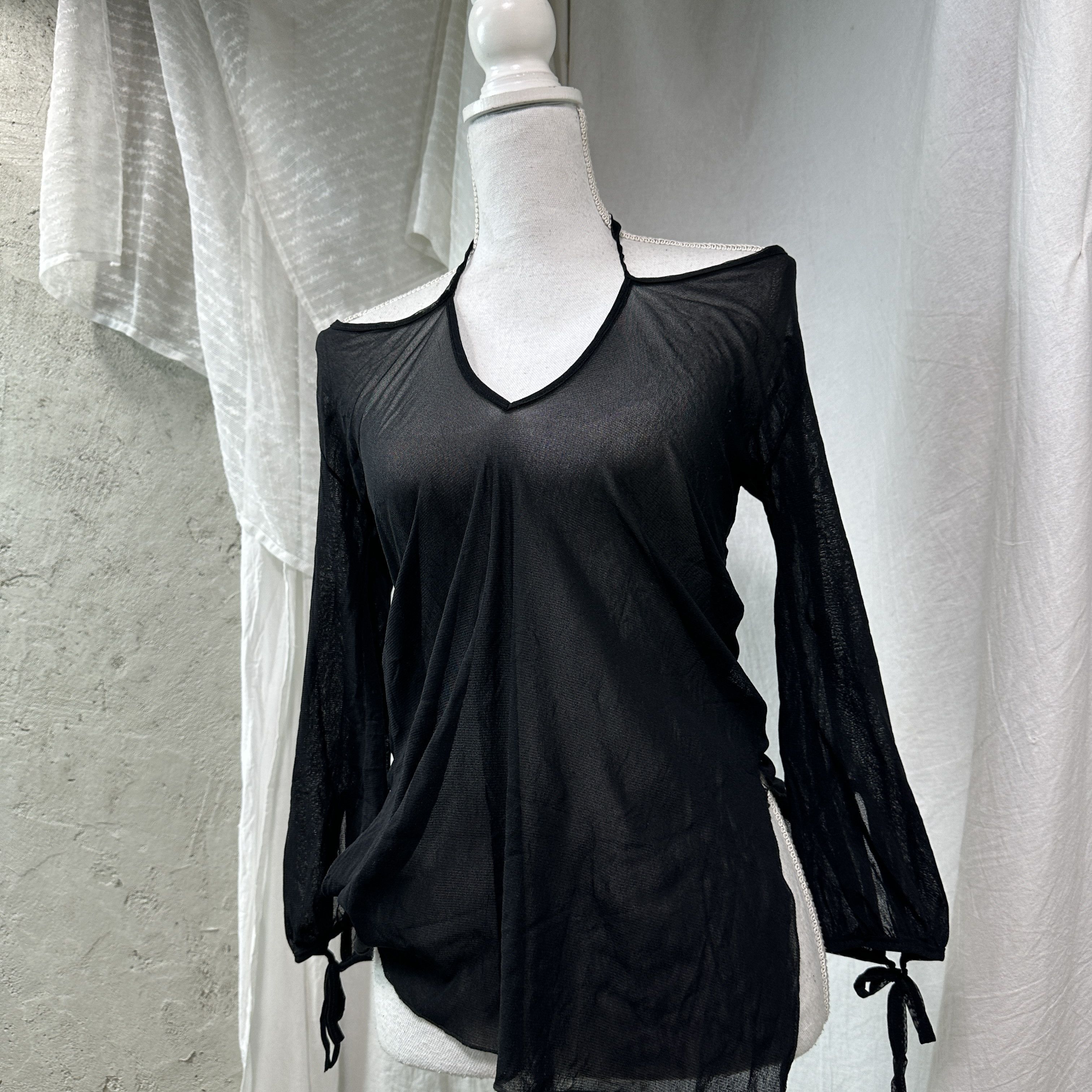 Vintage Vintage Avant Garde Mesh Lightweight Dress / Tunic Y2K Size S / US 4 / IT 40 - 6 Thumbnail