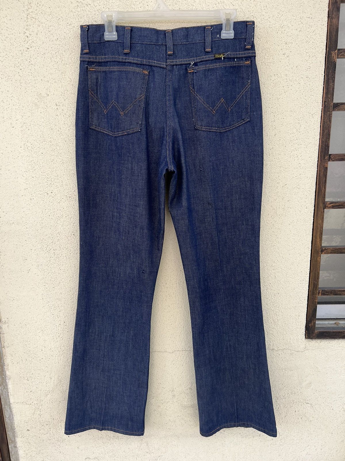 Vintage Vintage 60s Wrangler TALON Zipper Light Denim Bootcut Jeans Size US 30 / EU 46 - 15 Thumbnail