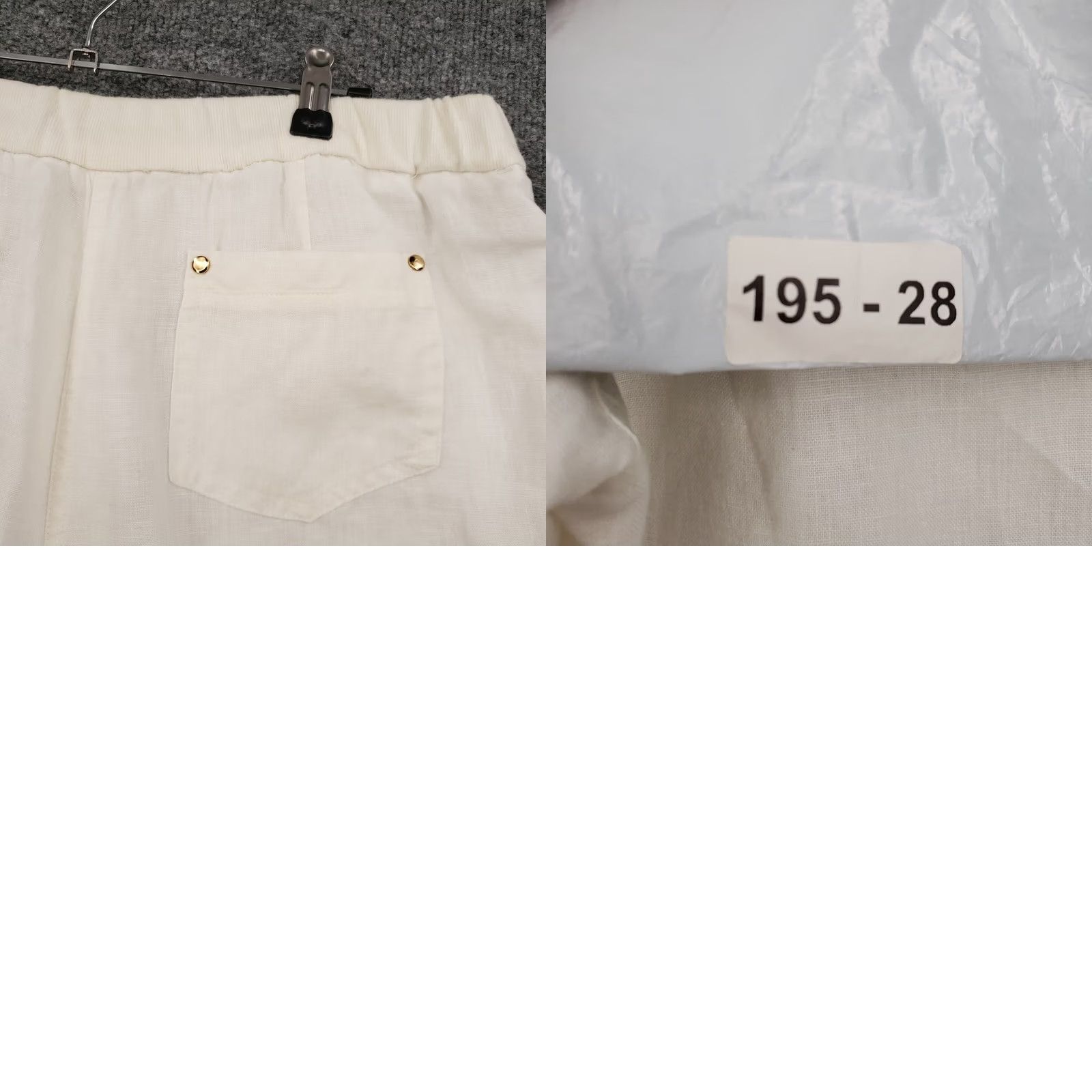 JM Collection JM Collection Pants Womens 14P Petite White High Rise Linen Stretch Drawstring Pants Womens 14P Petite White High Rise Linen Stretch Drawstring Size 36" / US 14 / IT 50 - 10 Thumbnail