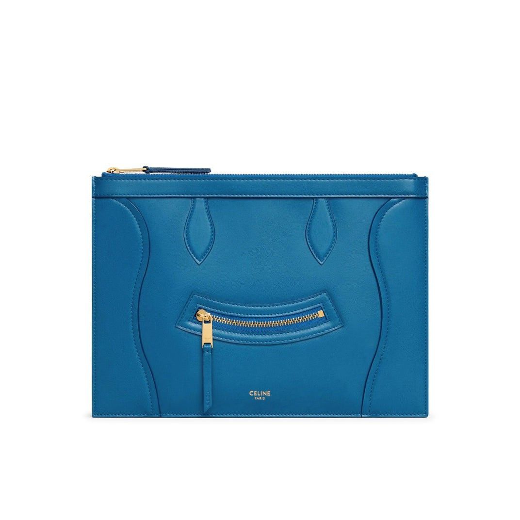 Celine CELINE $990 Ultra Blue Pouch Bag New & Authentic Size ONE SIZE - 1 Thumbnail