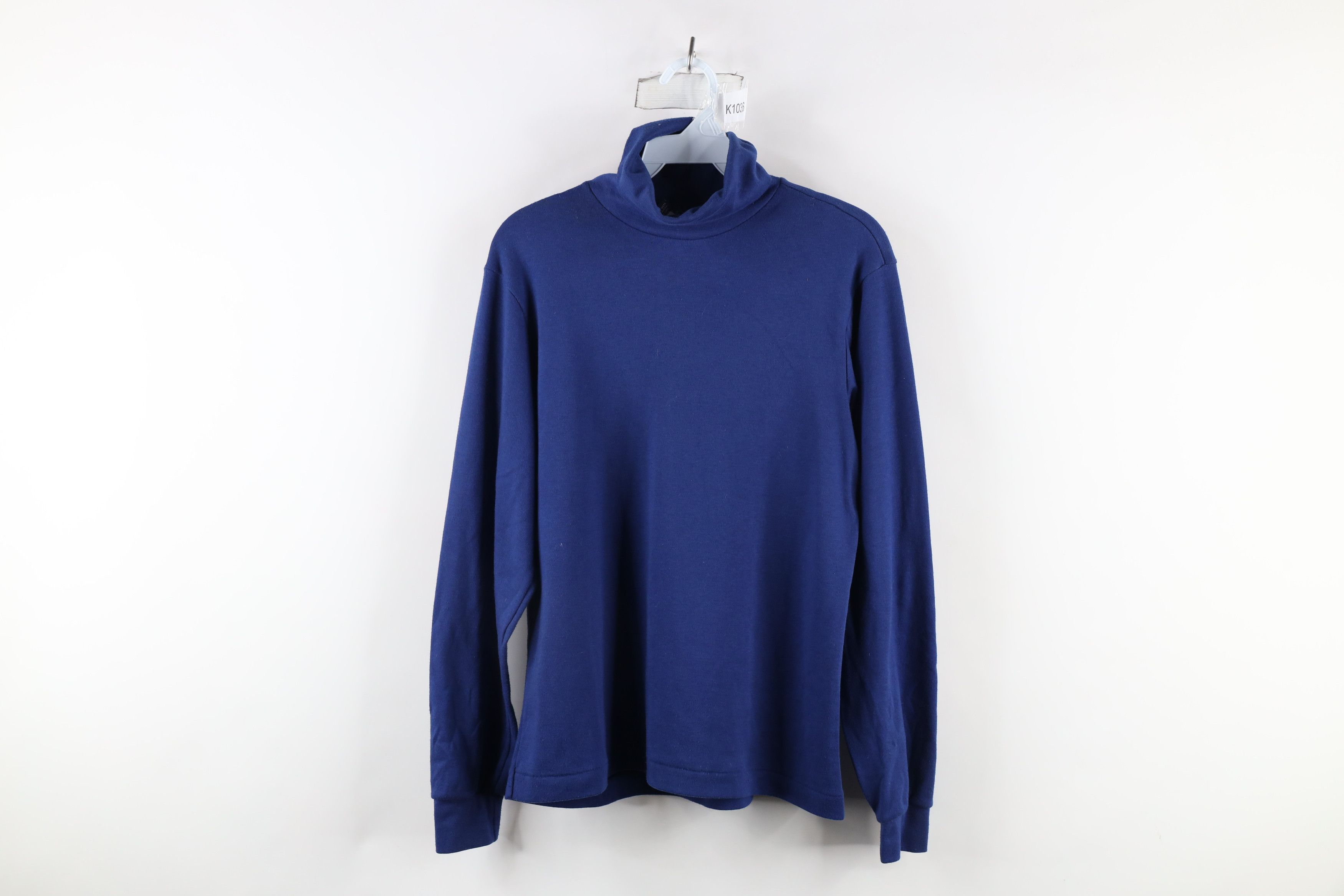 Lands' End × Vintage Vintage 90s Lands End Turtleneck Long Sleeve T-Shirt USA Size M / US 6-8 / IT 42-44 - 1 Thumbnail