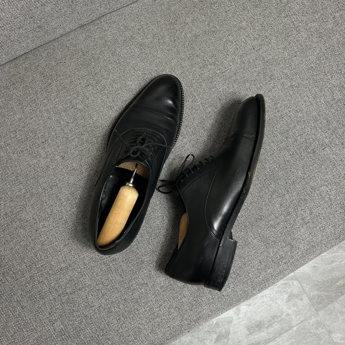 Gucci Gucci Black Leather Oxford Dress Shoes IT8 Size US 9.5 / EU 42-43 - 16 Thumbnail