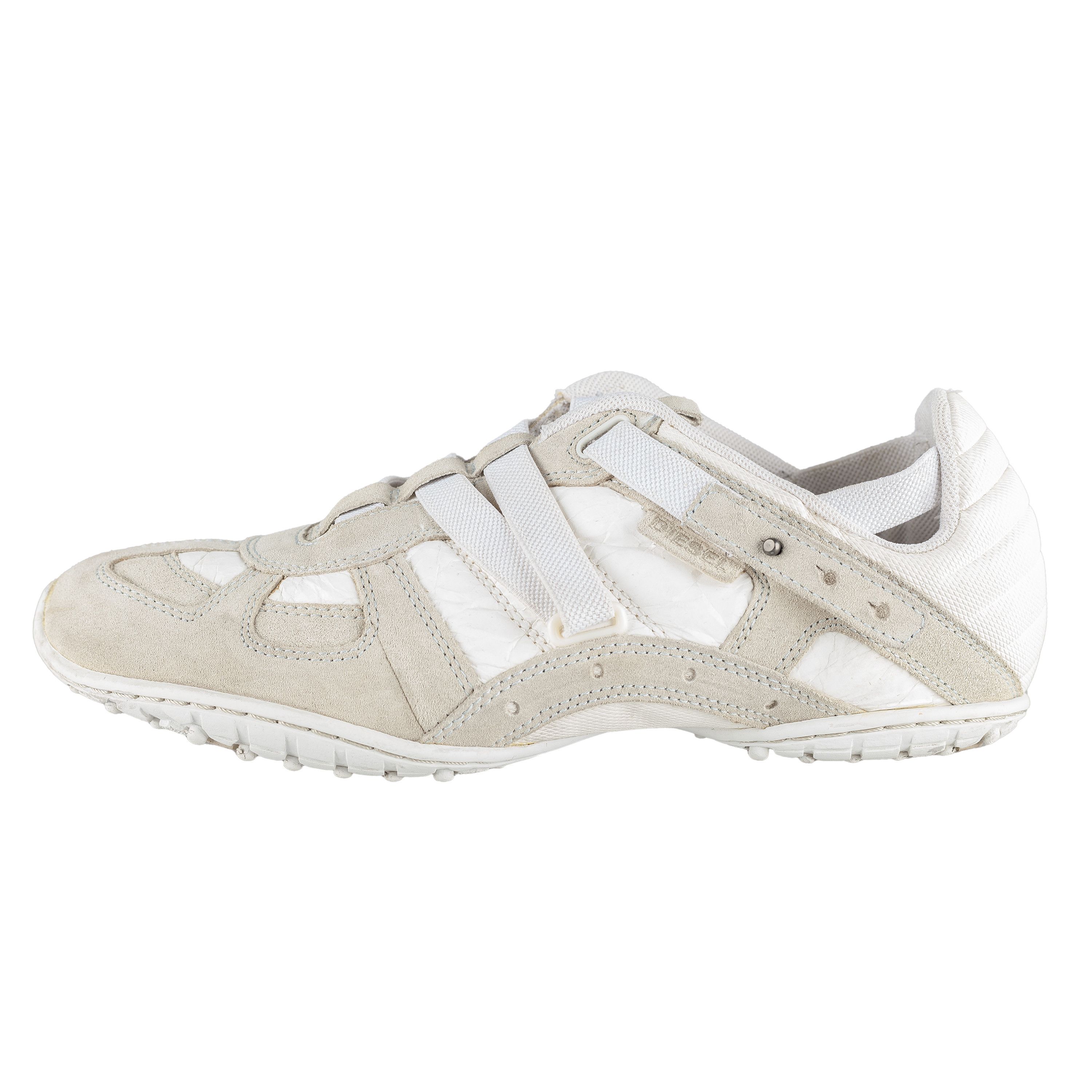 Diesel × Diesel Black Gold Diesel White/Beige Sneakers (43 EU) Size US 10 / EU 43 - 2 Thumbnail