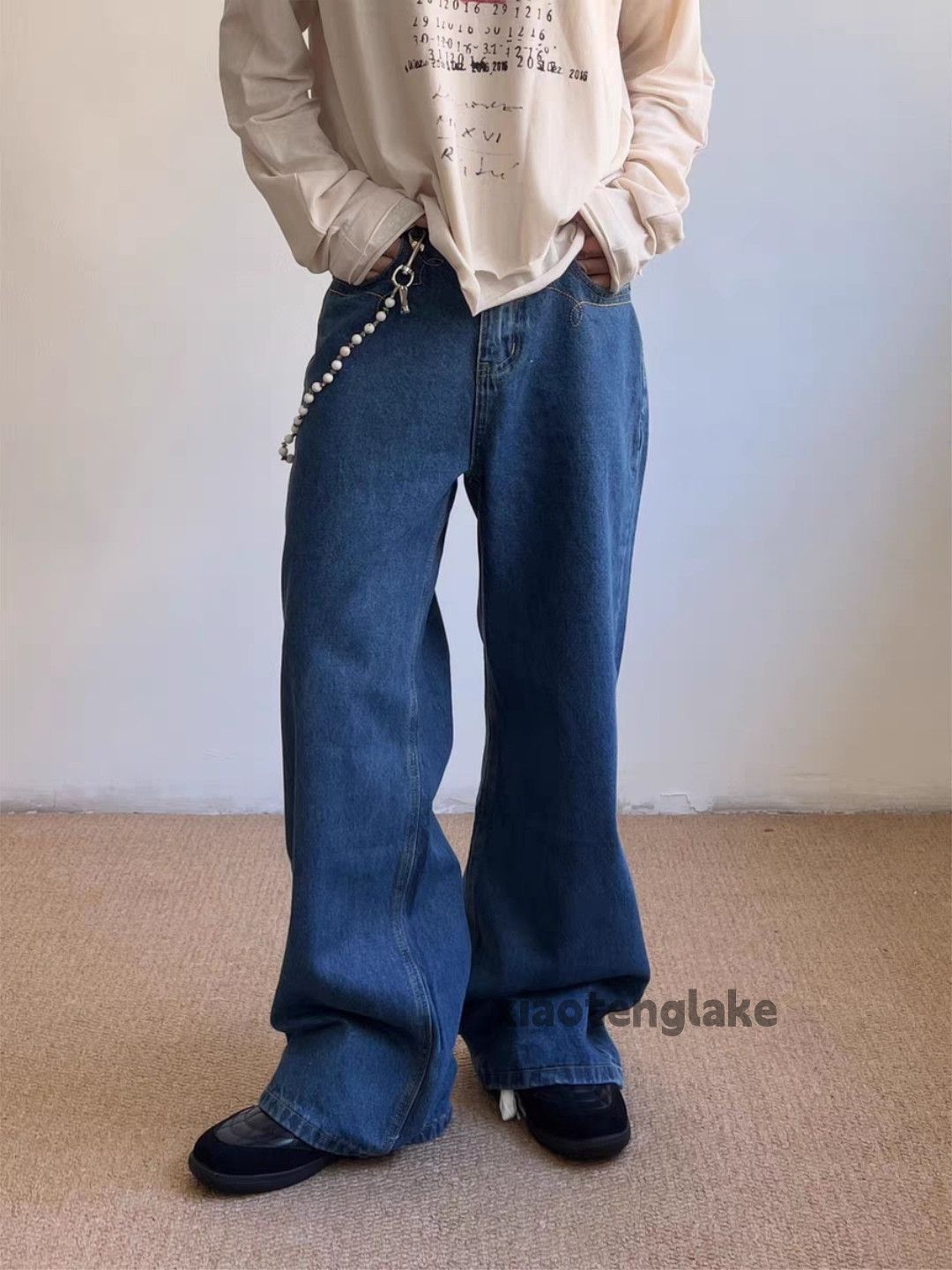 Jean xtl supreme offwhite style skate hiphop y2k baggy jeans Size US 28 / EU 44 - 3 Thumbnail
