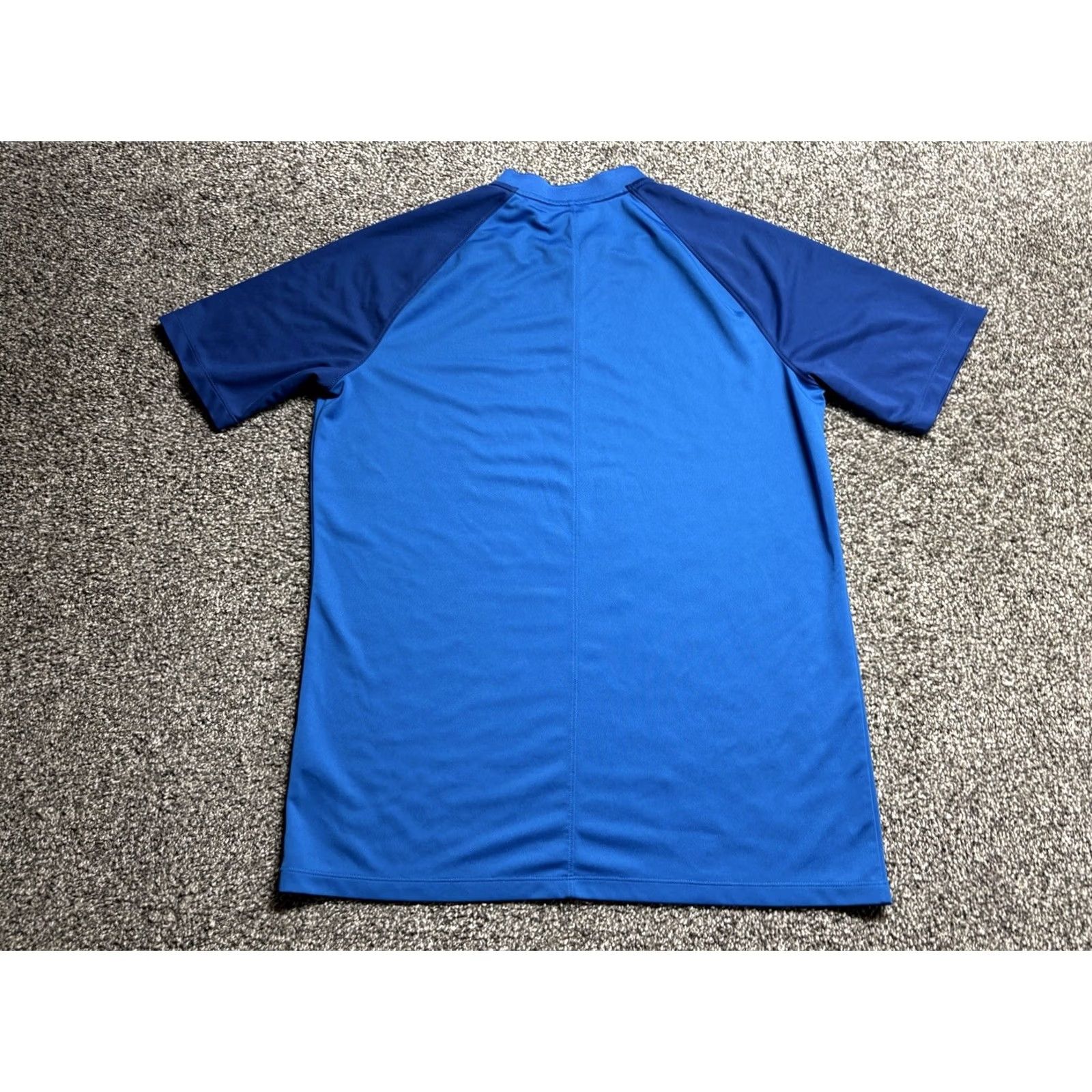 Nike Nike Dri-FIT Polo Shirt Mens Medium Golf Blue Logo 90s Raglan Size US M / EU 48-50 / 2 - 2 Thumbnail