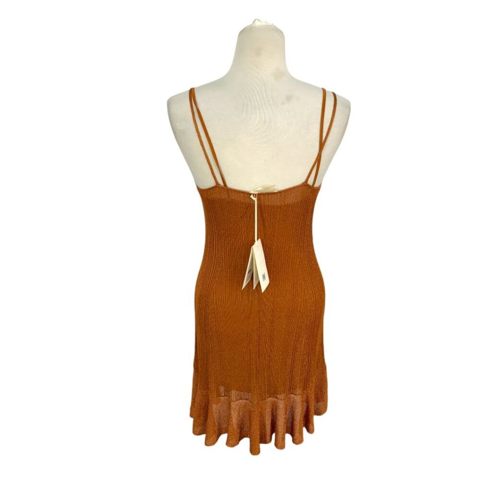 Ulla Johnson Ulla Johnson Bianca Metallic Minidress Bronze Small NWT $550 Size S / US 4 / IT 40 - 6 Thumbnail
