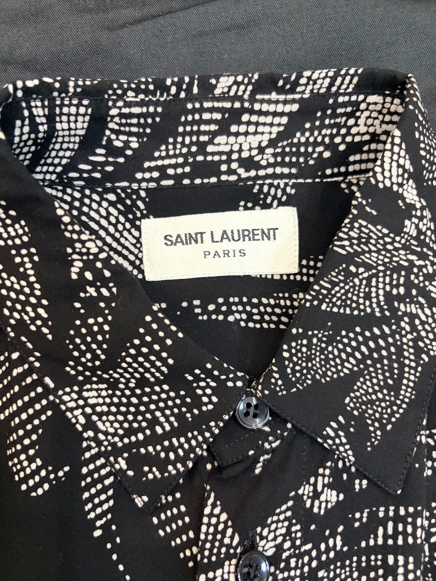 Saint Laurent Paris Saint Laurent SLP 20SS Palm Tree Silk Shirt Size US M / EU 48-50 / 2 - 3 Thumbnail
