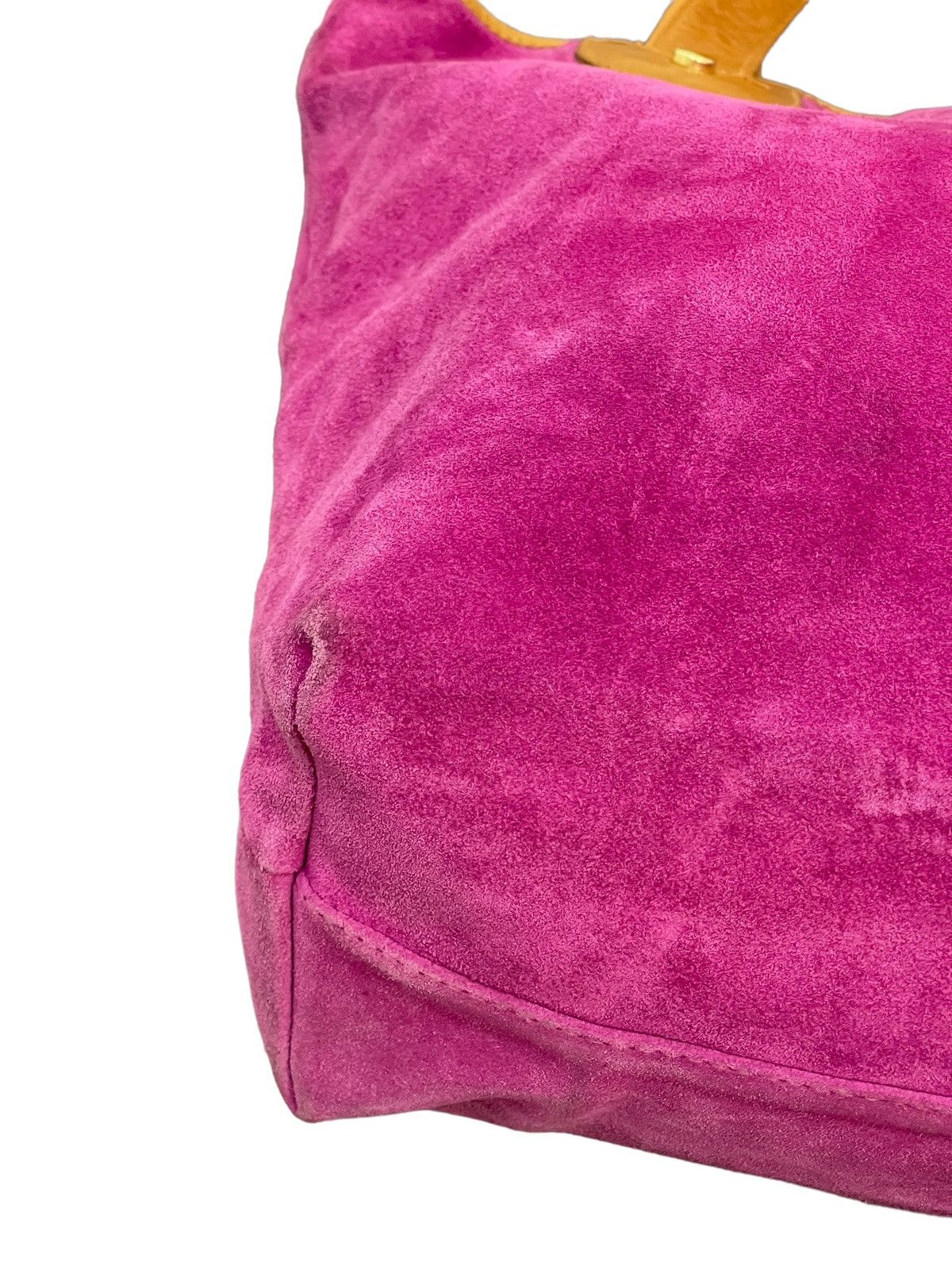 Japanese Brand Full Leather Suede LCalo Italy Shoulder Bag 2🟩 Size ONE SIZE - 5 Thumbnail