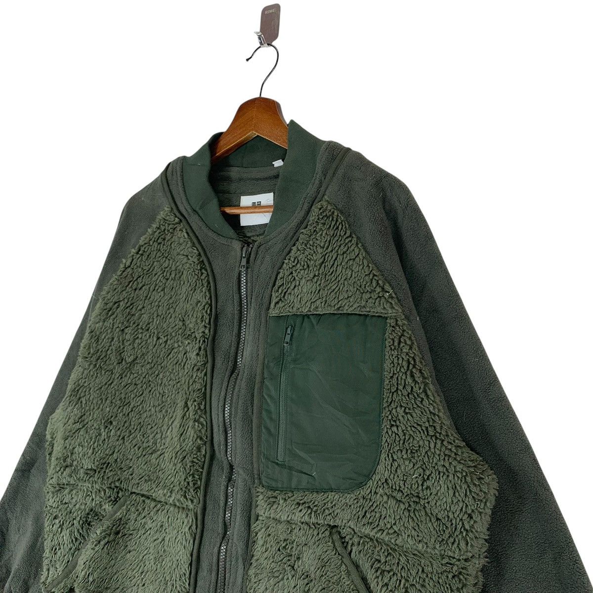 Uniqlo × White Mountaineering VINTAGE WHITE MOUNTAINEERING UNIQLO BOMBER FLEECE Size US L / EU 52-54 / 3 - 3 Thumbnail