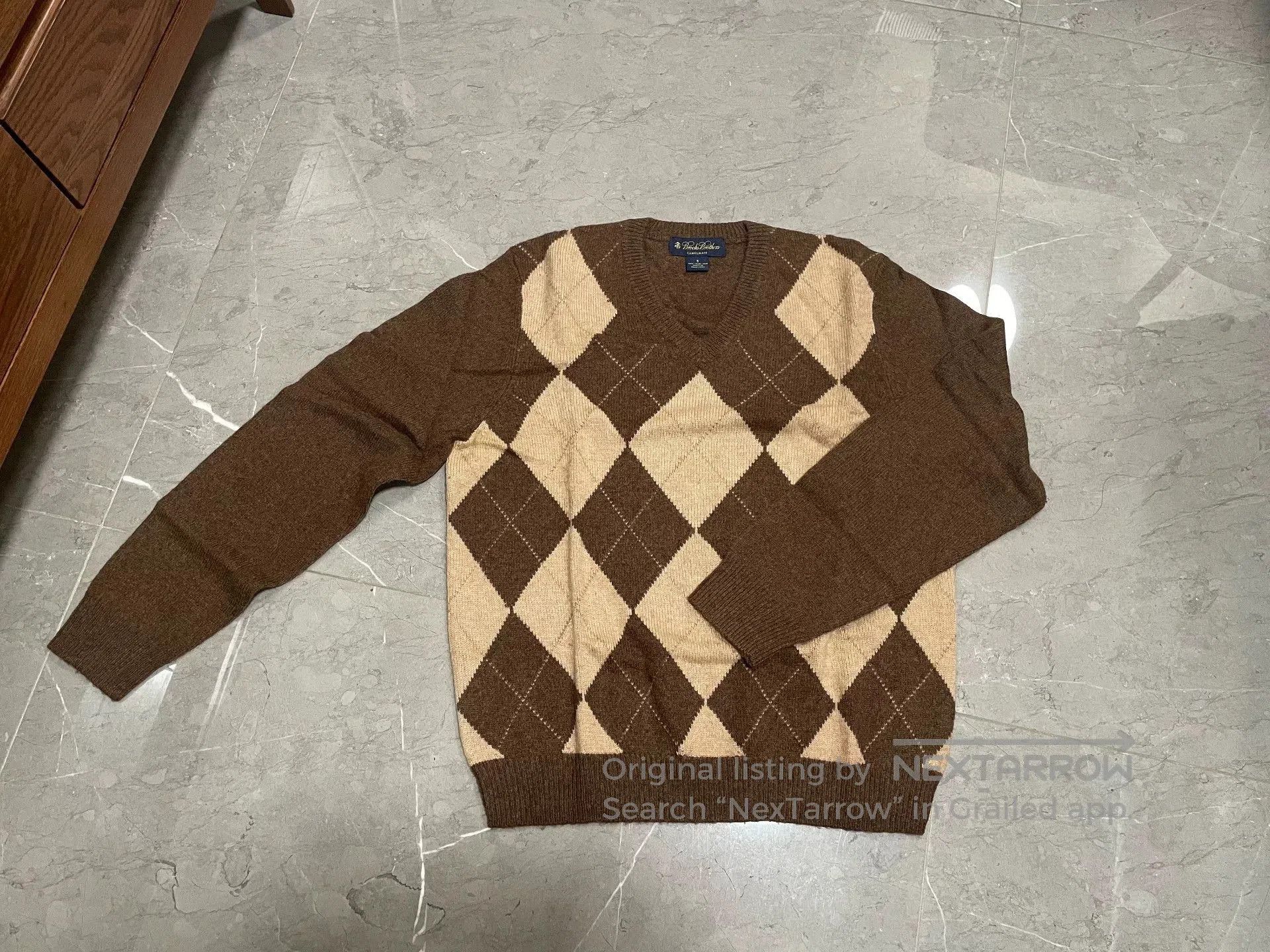 Brooks Brothers Brooks Brothers Men's Camel Hair Sweater S. Size US S / EU 44-46 / 1 - 1 Thumbnail