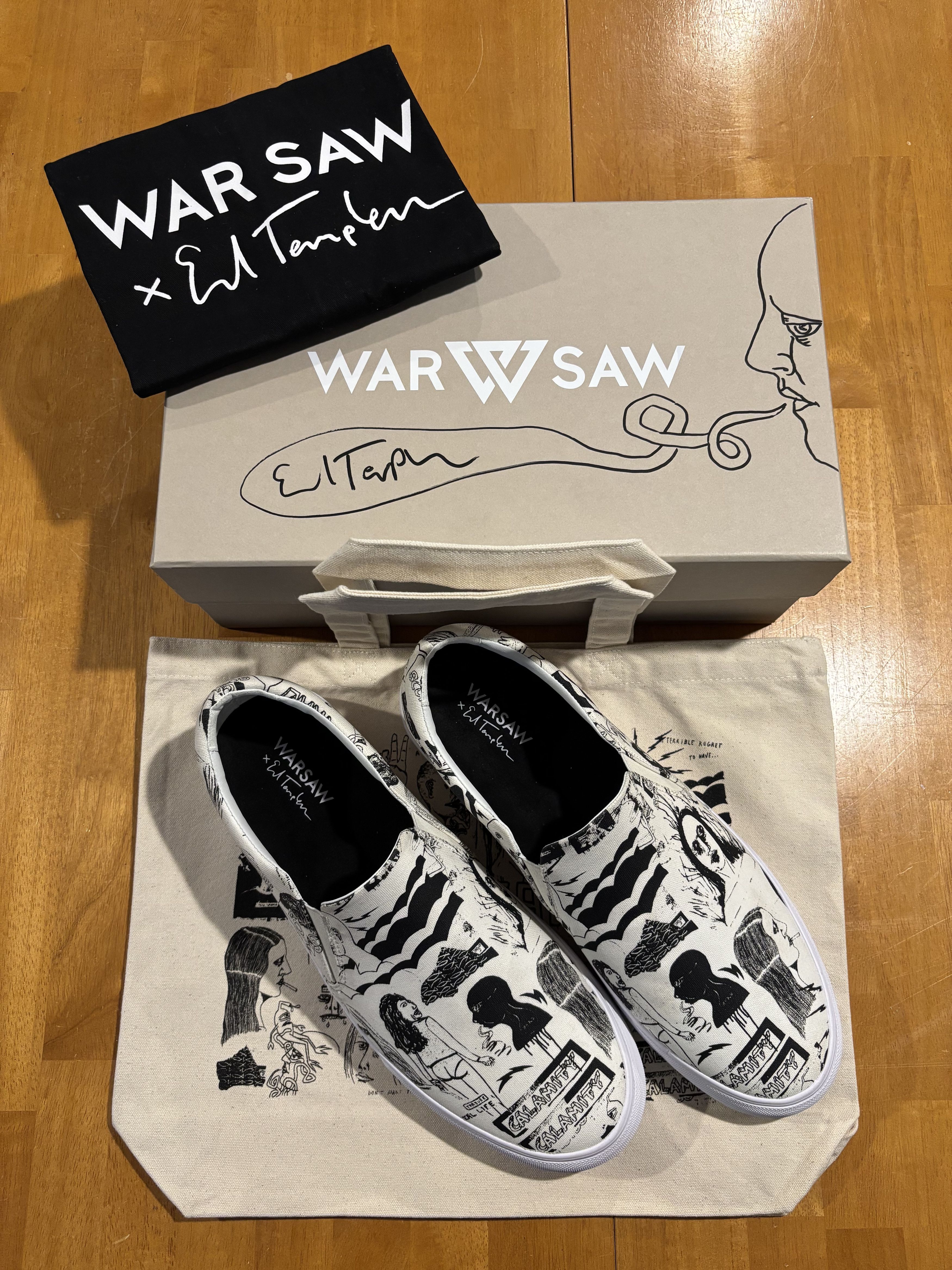 Other WAR SAW LTD Ed Templeton STRANGER Slip-On *LIMITED TO 50* Size US 13 / EU 46 - 7 Thumbnail